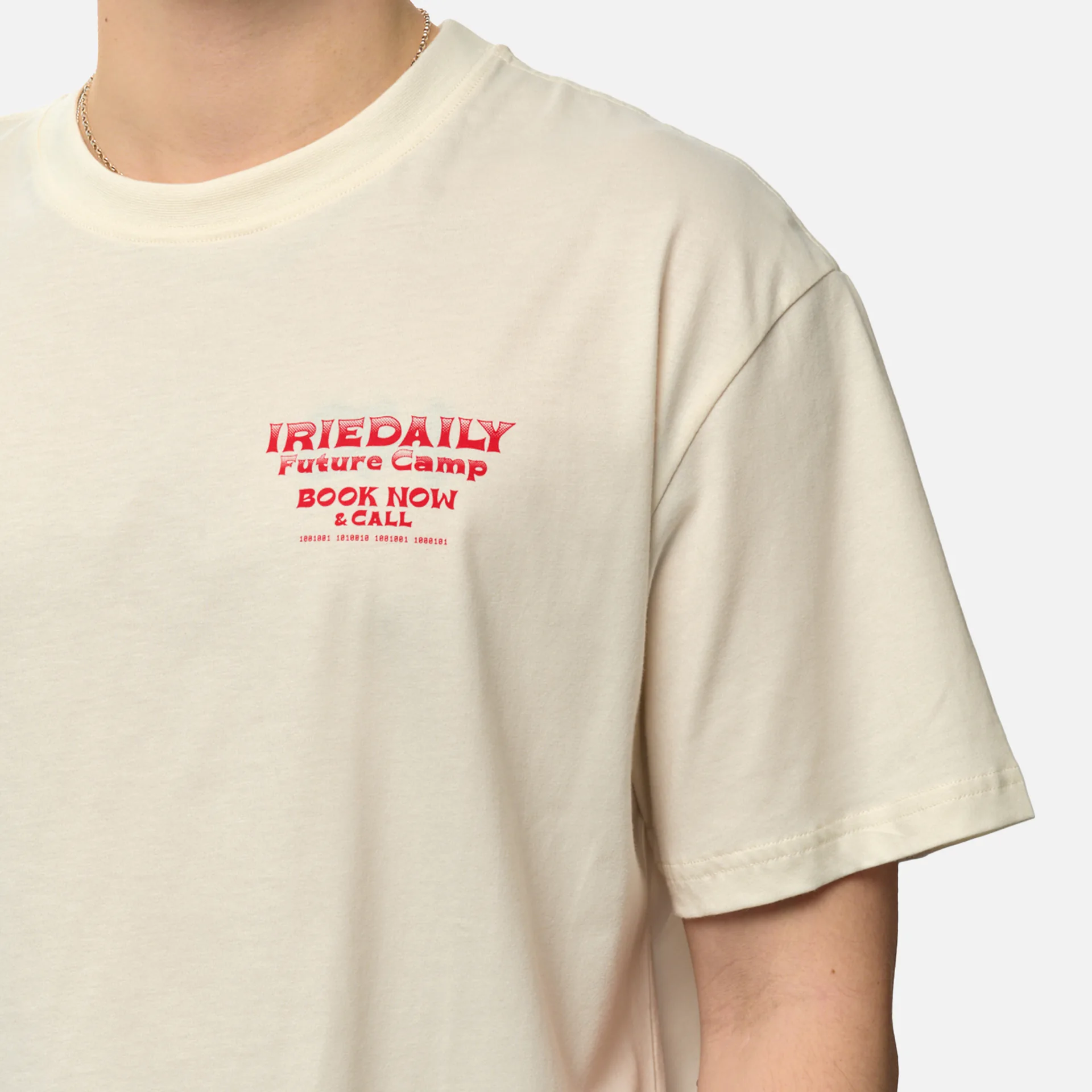 Iriedaily Future Camp T-Shirt Off White