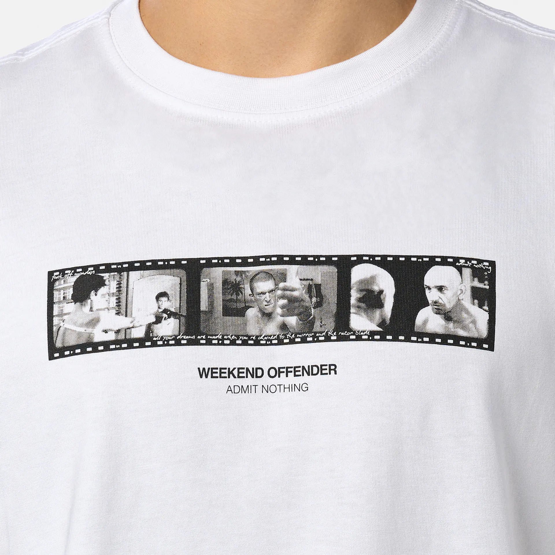 Weekend Offender Reflection T-Shirt White