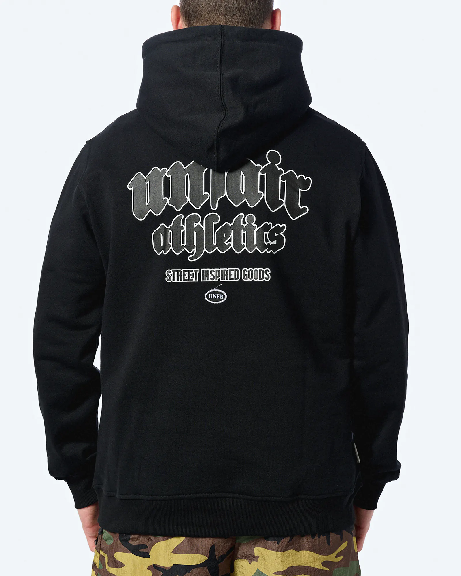 Unfair Athletics Inspired Easy Fit Hoodie Black Unfair Athletics Inspired Easy Fit Hoodie Black