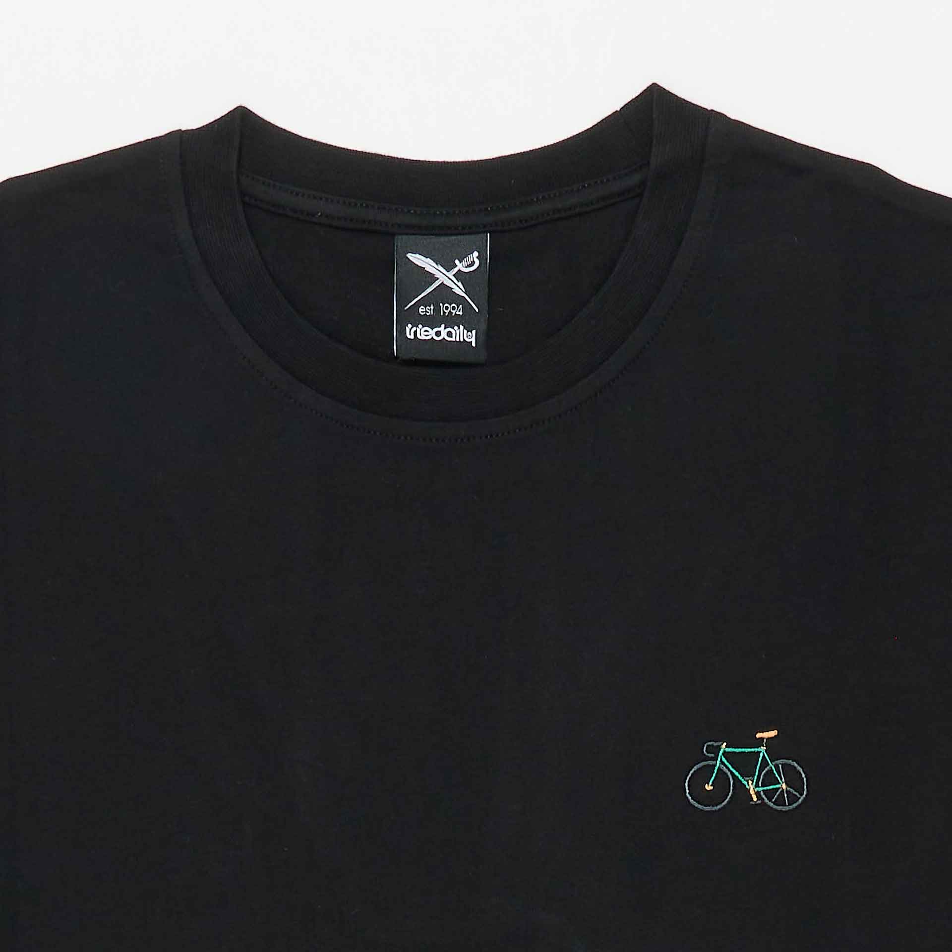 Iriedaily Peaceride Embroidered T-Shirt Black