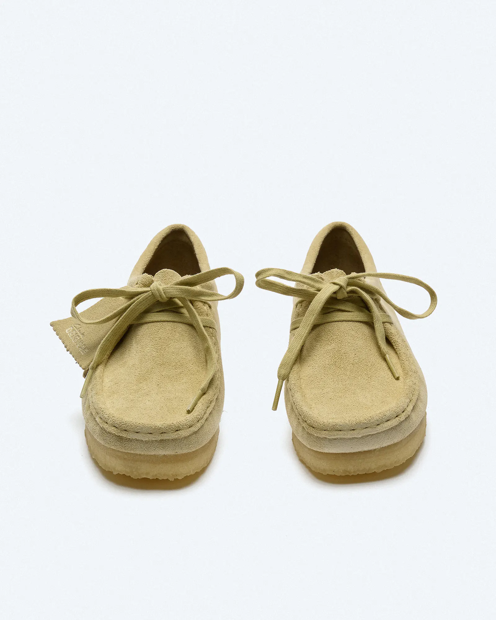 Clarks Women's Wallabee Suede Shoes Maple