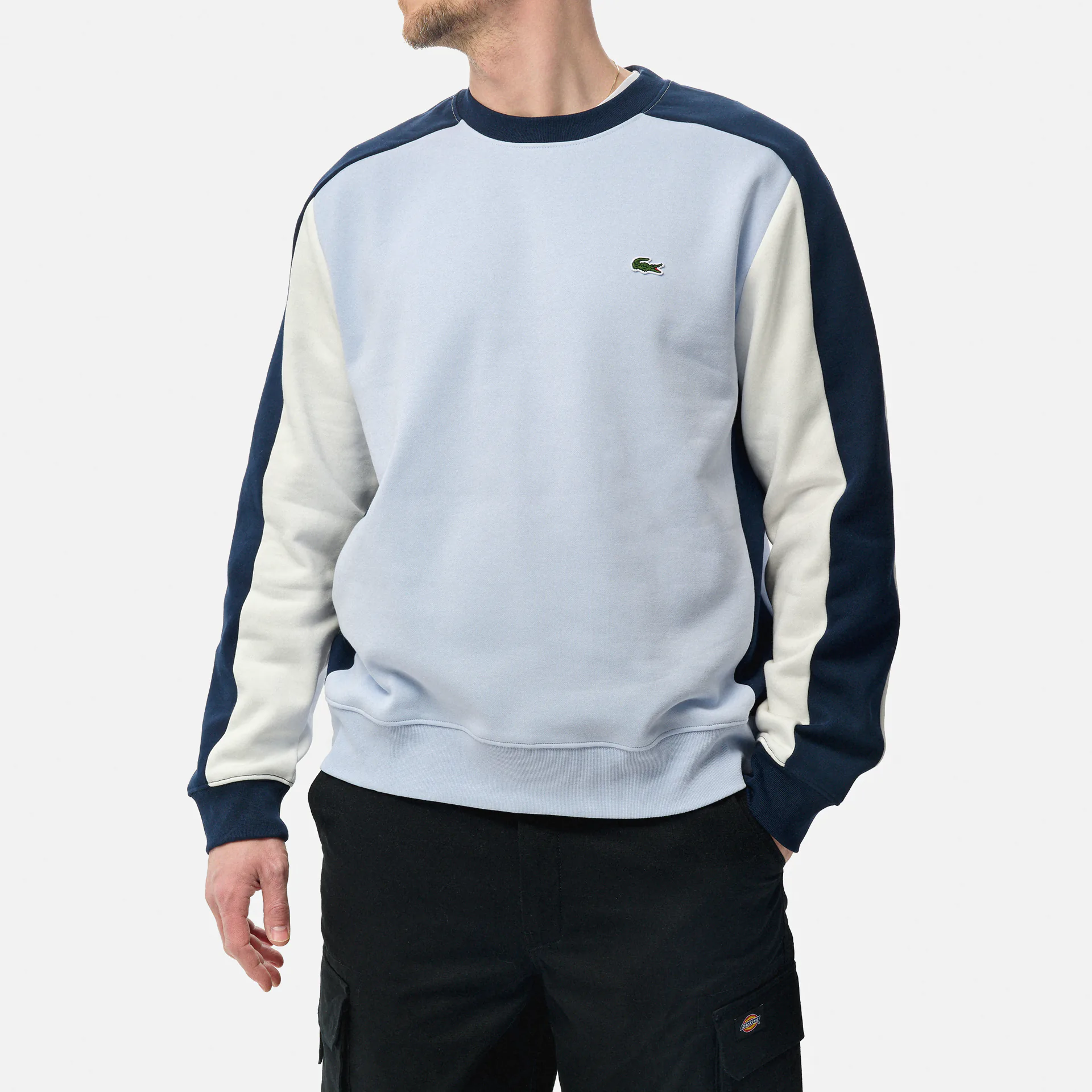 Lacoste Flannel Colorblock Sweatshirt Phoenix/Marine-Farine