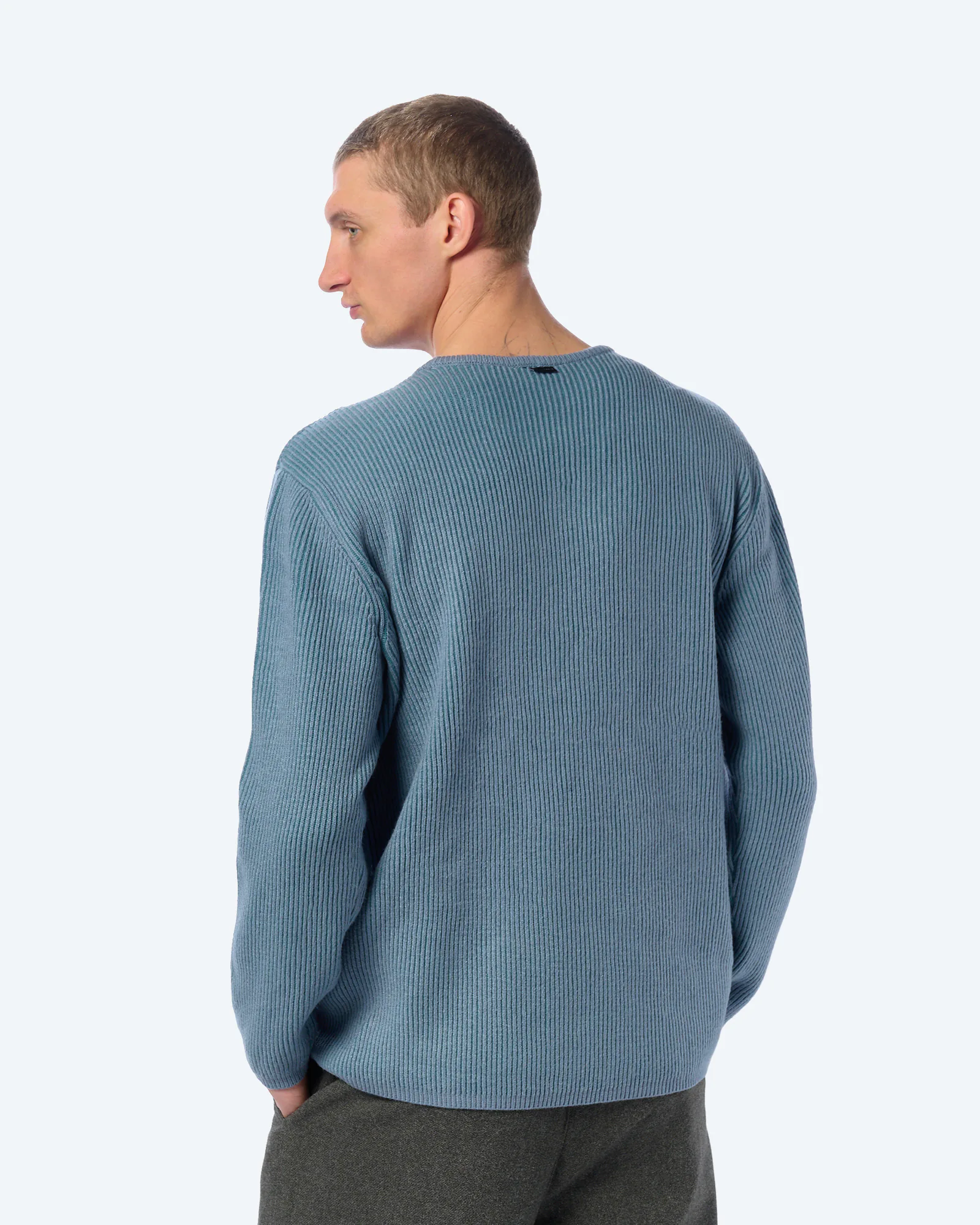 Kleinigkeit Streifan Raab Knitted Sweatshirt Stormblue/Petrol Kleinigkeit Streifan Raab Knitted Sweatshirt Stormblue/Petrol