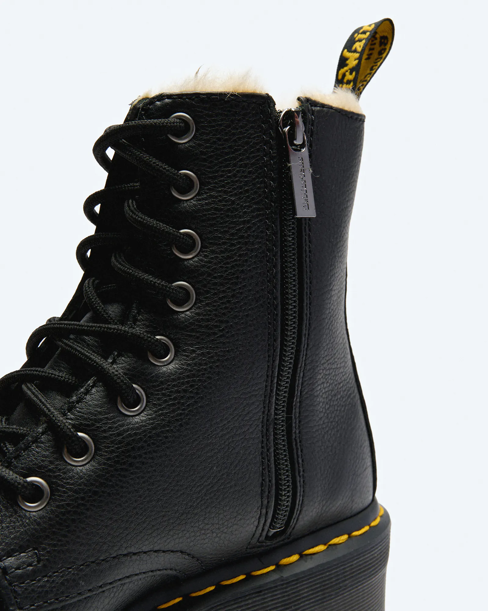 Dr. Martens Jadon FL Plateau Boots Black