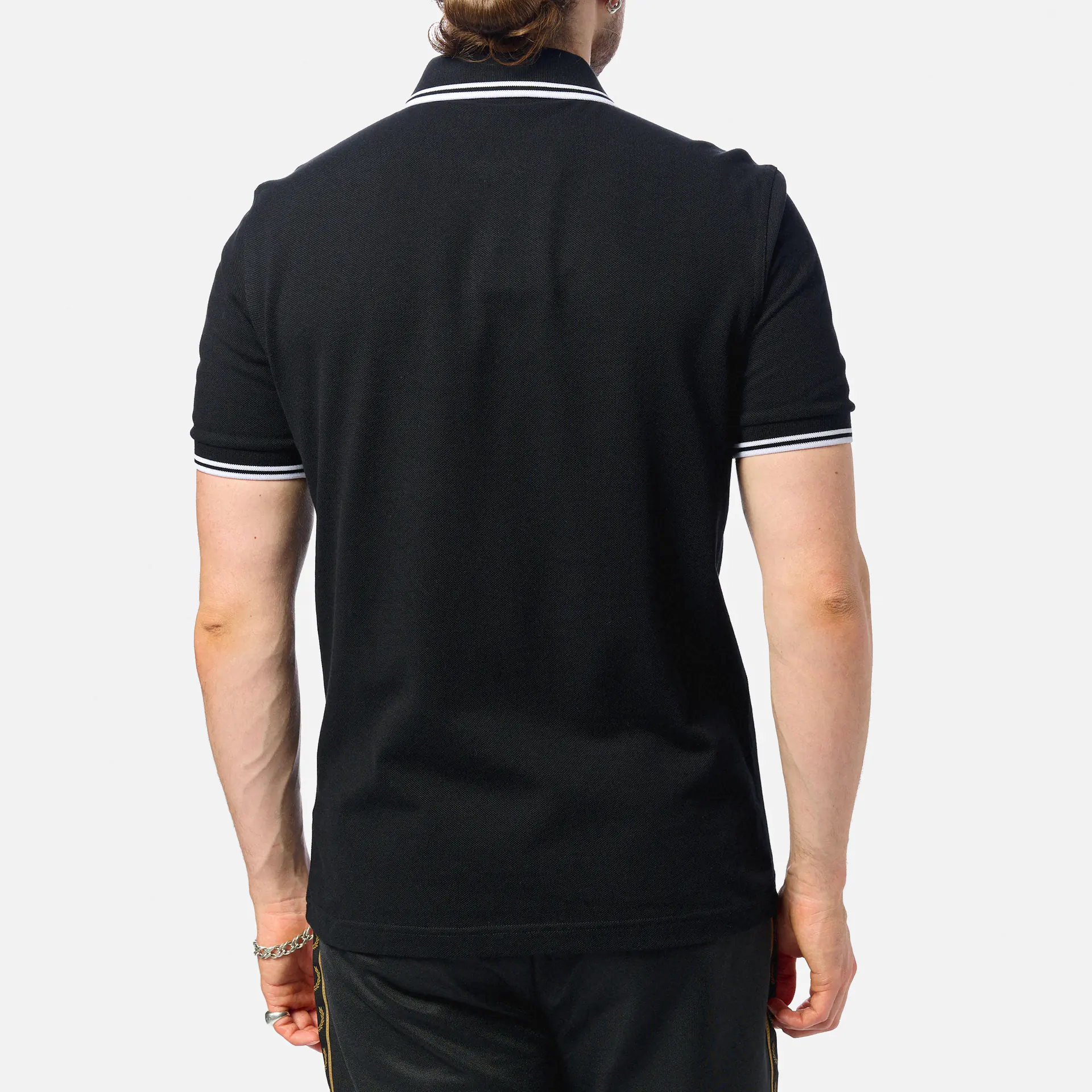 Fred Perry Twin Tipped Polo Shirt Black