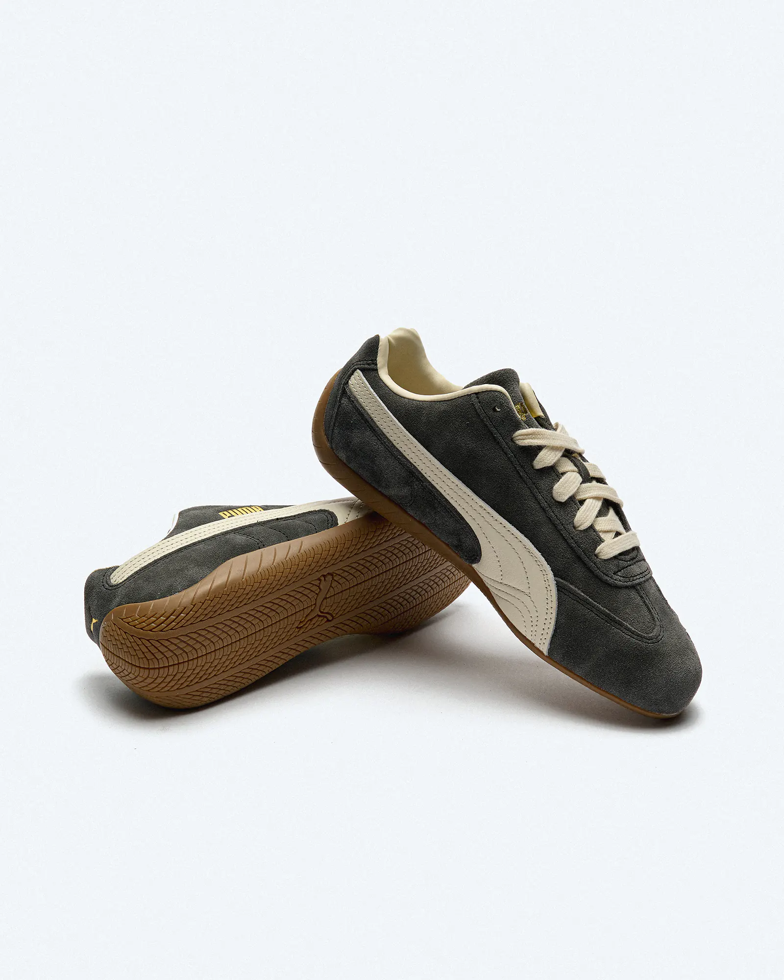 PUMA Speedcat Faded Sneaker Cast Iron/Alpine Snow PUMA Speedcat Faded Sneaker Cast Iron/Alpine Snow