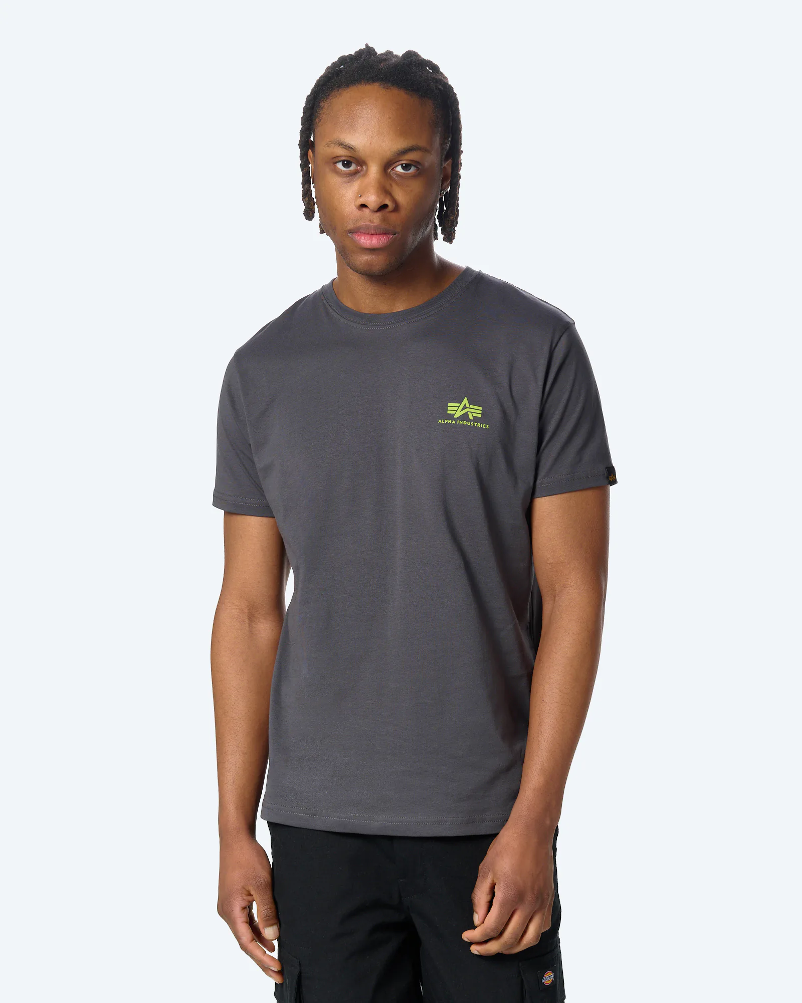 Alpha Industries Backprint T-Shirt Vintage Grey