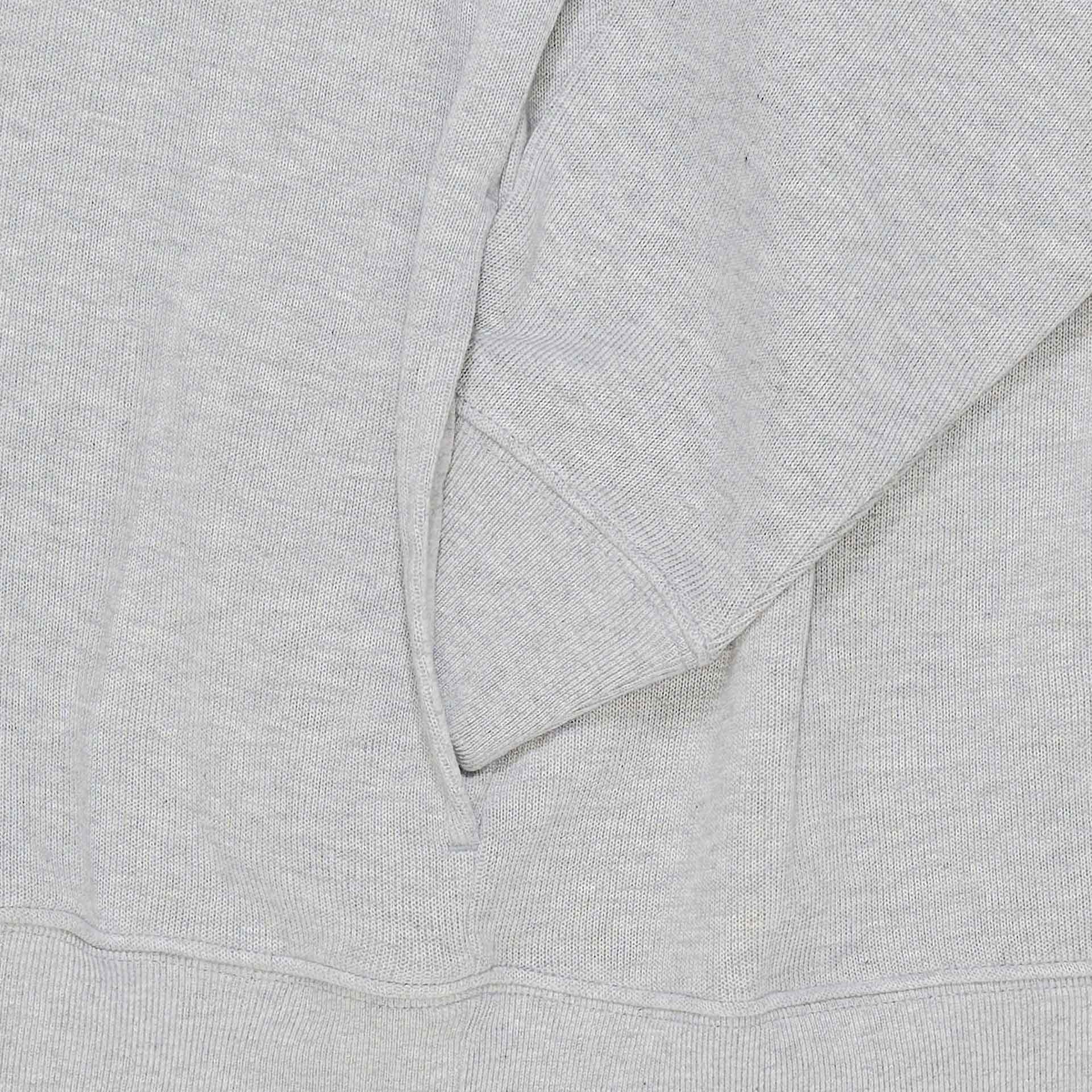 Lacoste Stand-Up Collar Cotton Half-Zip Pullover Silver Chine
