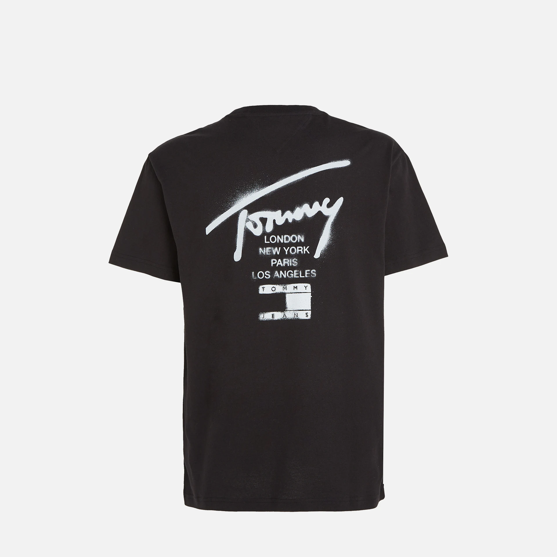 Tommy Jeans Classic Spray Signatur T-Shirt Black