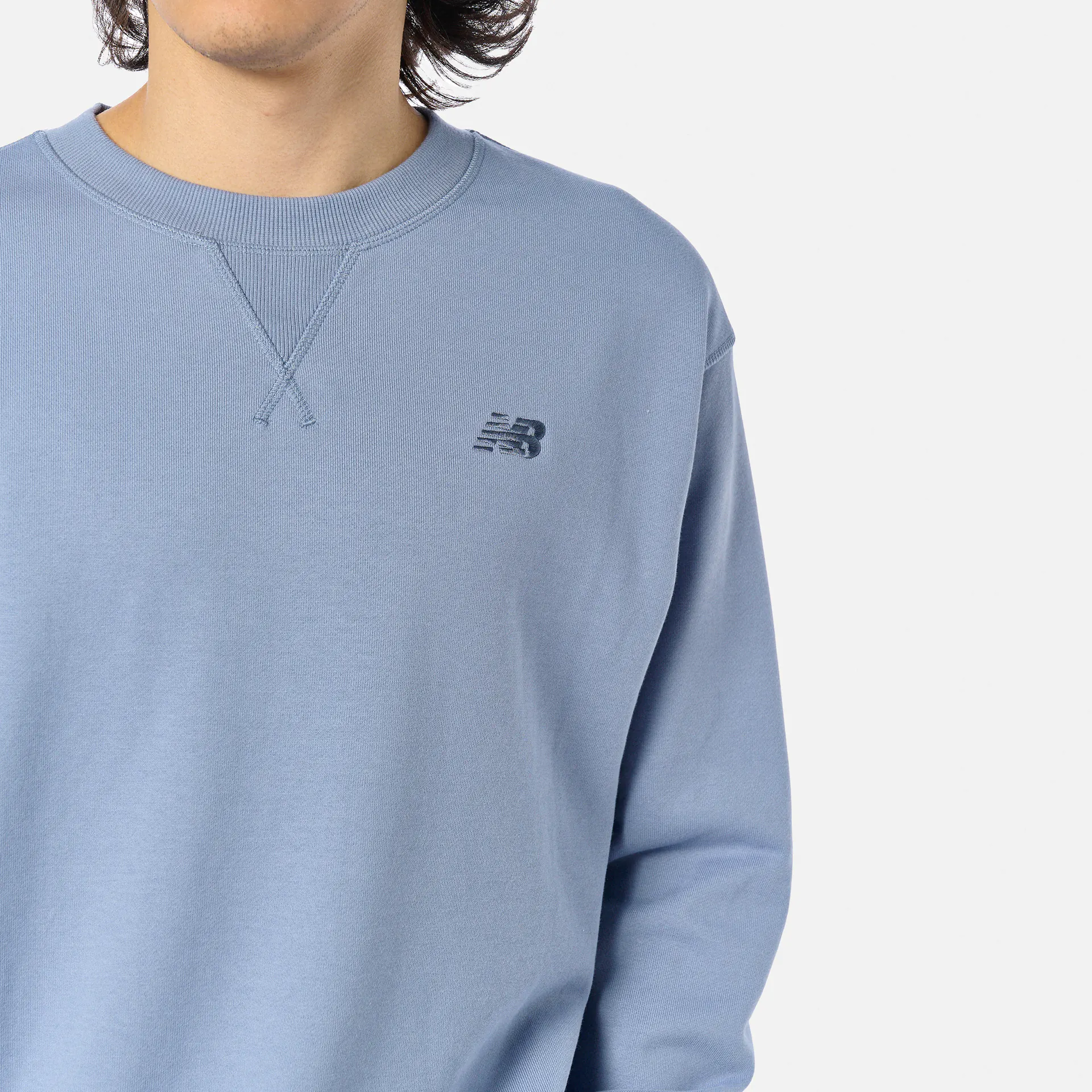 New Balance Athletics French Terry Sweatshirt Dusk Shower