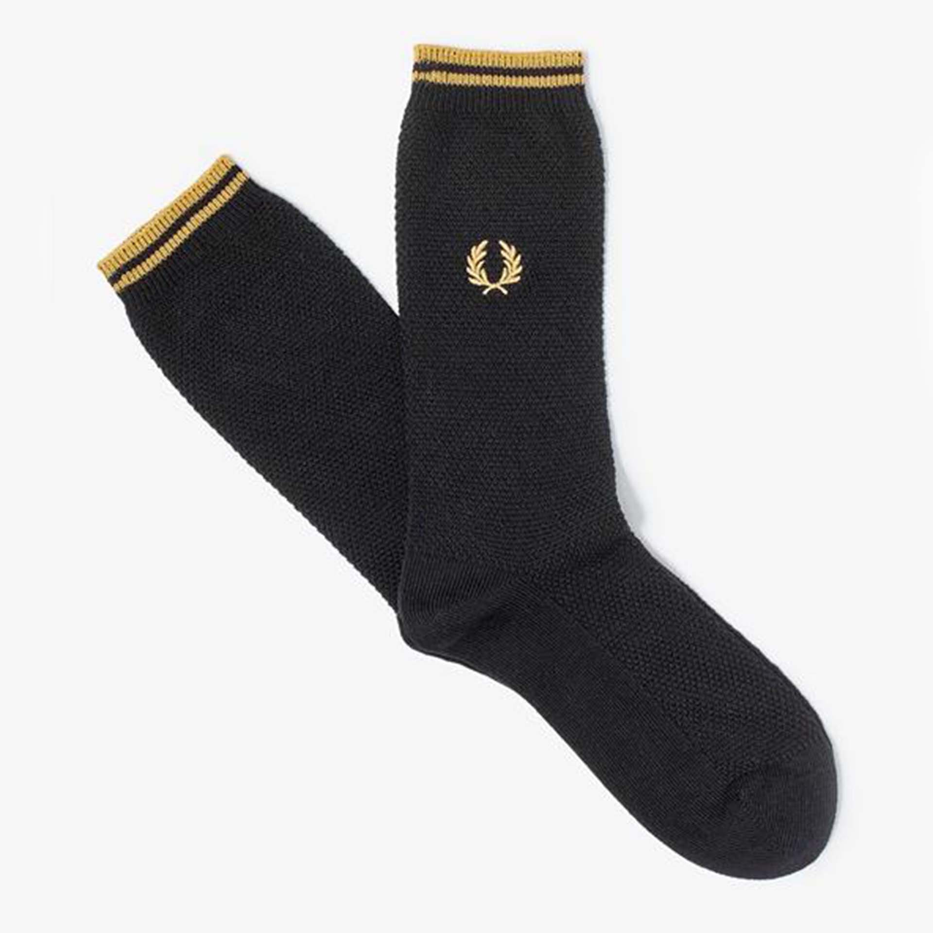 Fred Perry Socken Black/Champagne