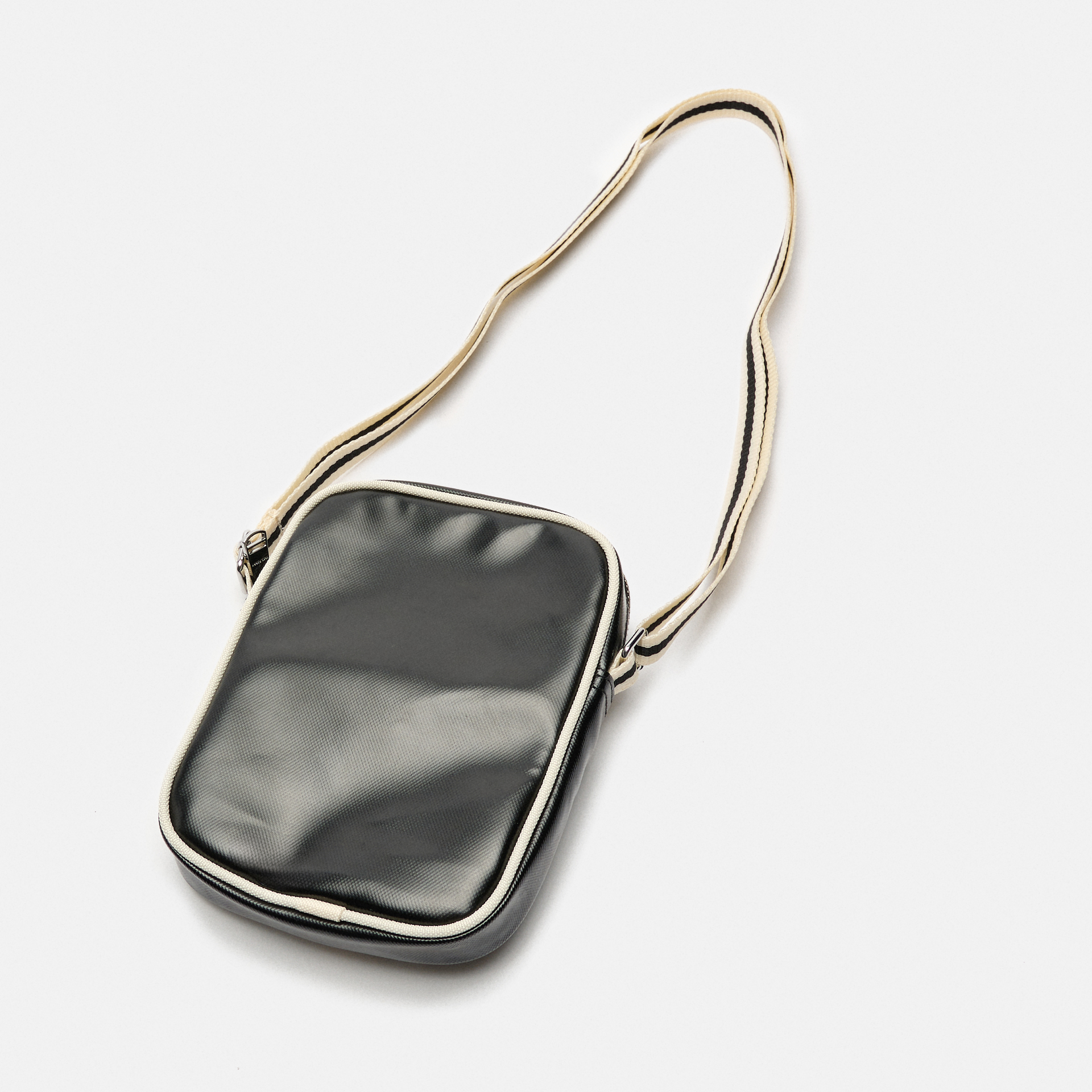 Fred Perry Classic Small Side Bag Black/Ecru