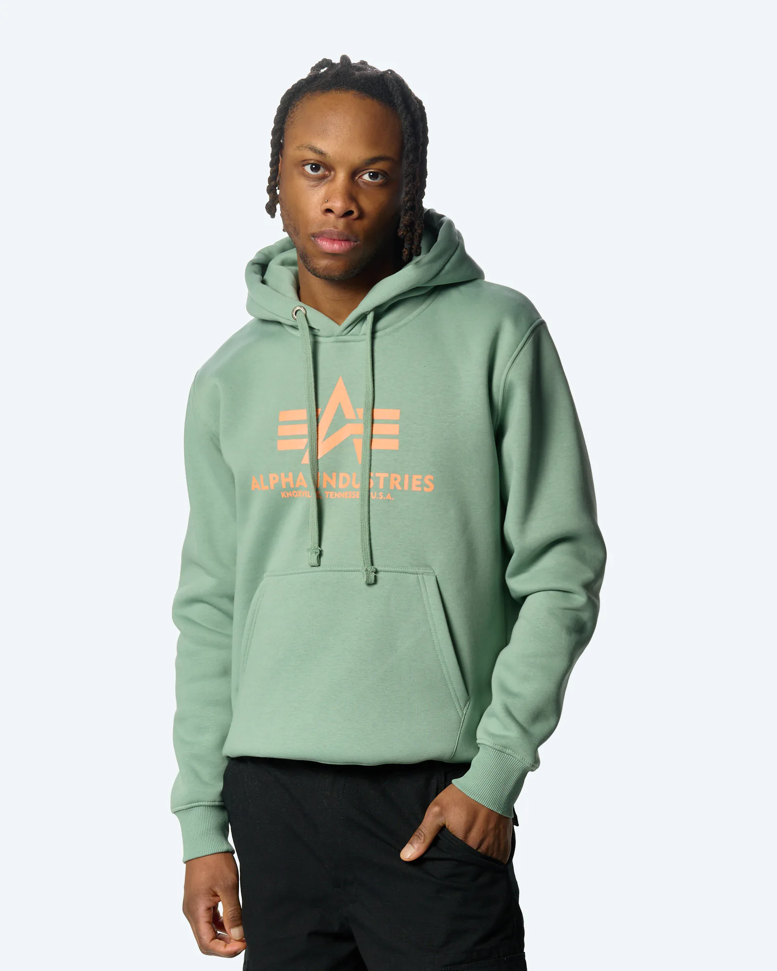 Alpha Industries Basic Hoody Frost Green