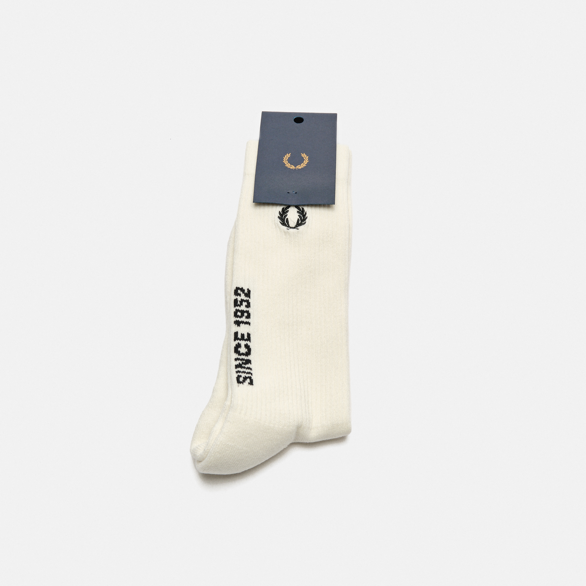 Fred Perry Bold Branding Sock Snow White
