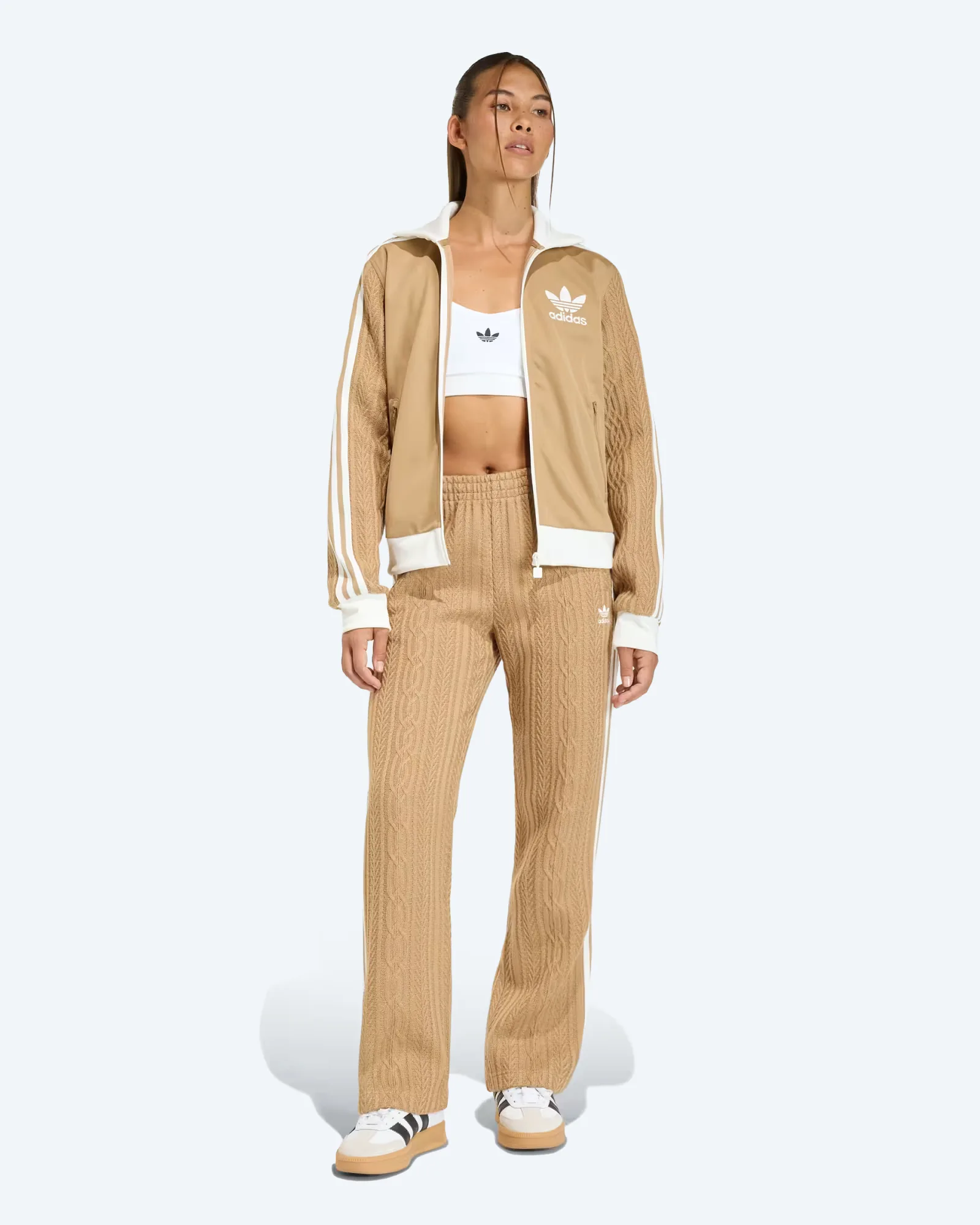 adidas Originals Knit Classics Track Top Carboard