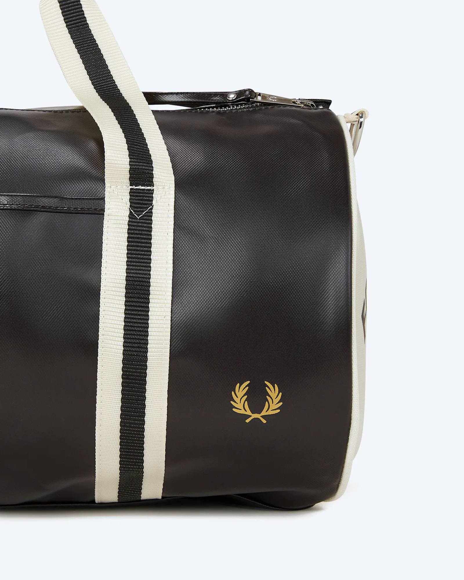 Fred Perry Classic Barrel Bag Black/Ecru
