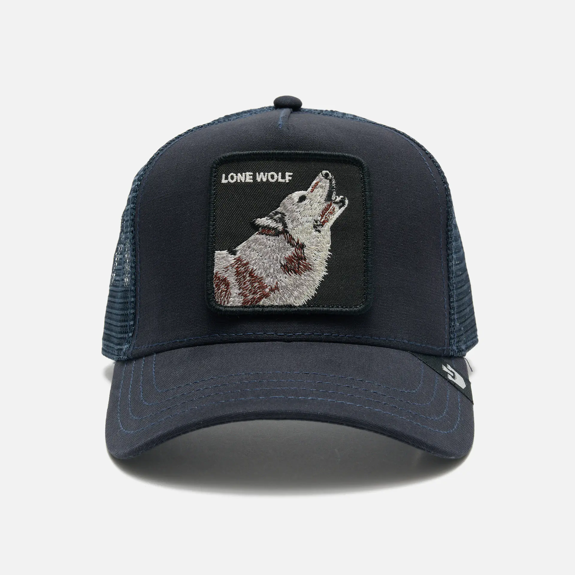 Goorin Bros The Lone Wolf Baseball Trucker Cap Navy