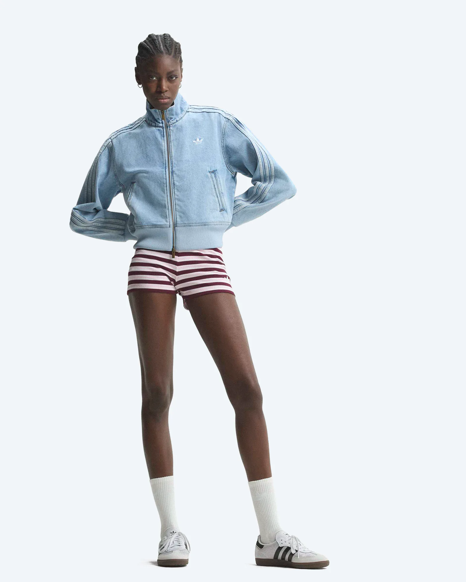 Firebird Denim Track Top Light Denim