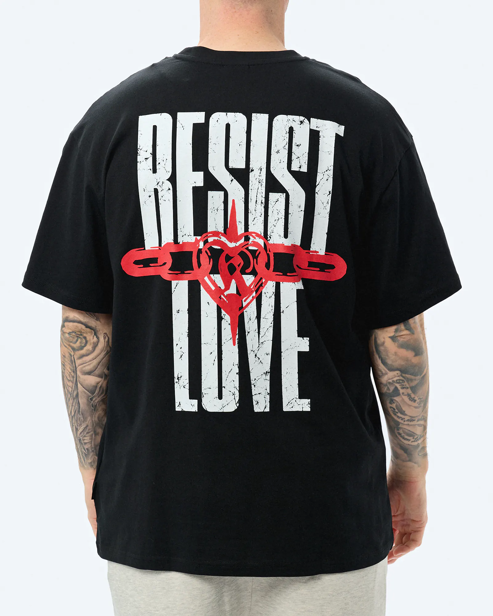Karl Kani Woven Signature Resist Love T-Shirt Black Karl Kani Woven Signature Resist Love T-Shirt Black