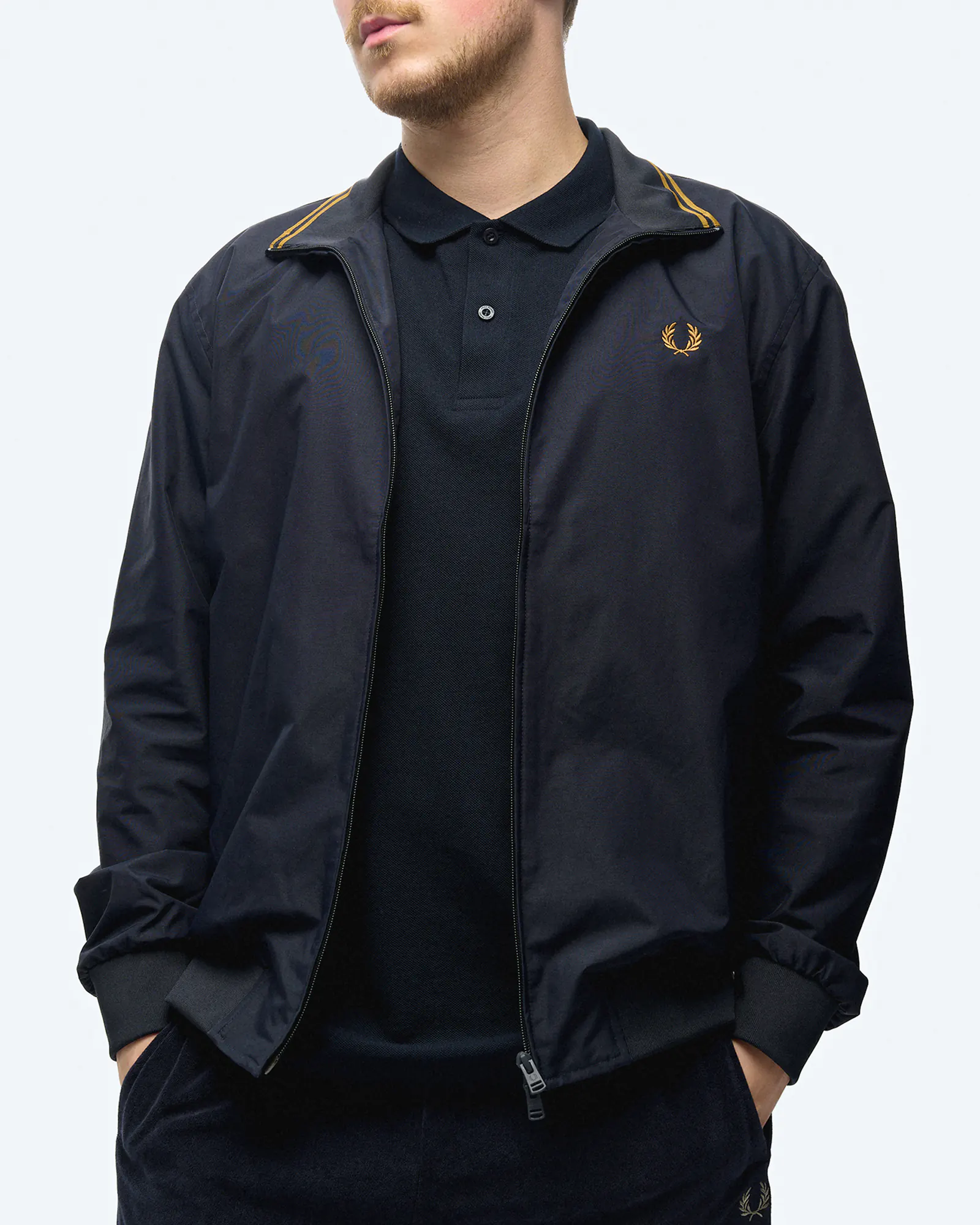 Fred Perry Brentham Jacket Navy Fred Perry Brentham Jacket Navy