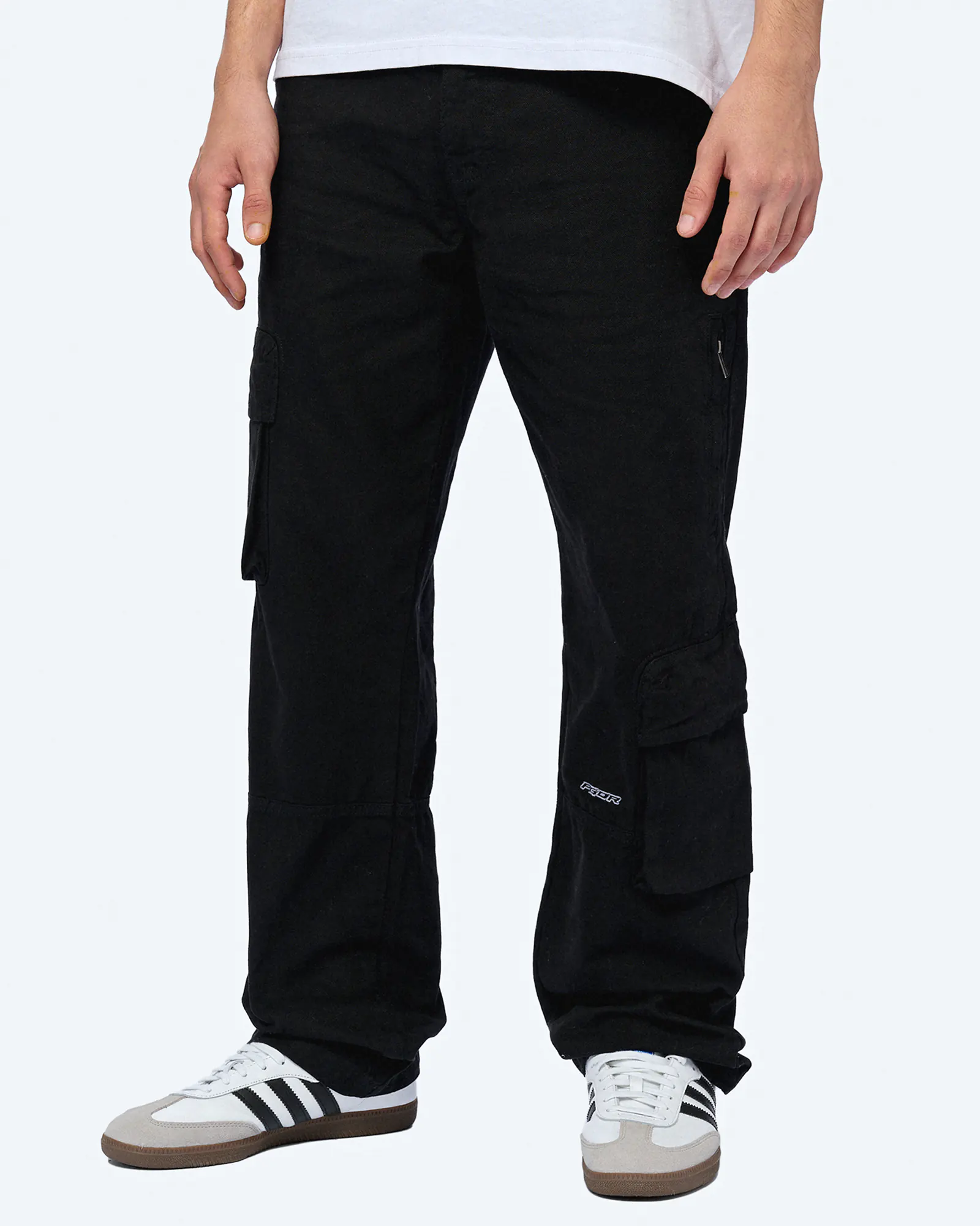 PEGADOR Macomb Cargo Pants Washed Black PEGADOR Macomb Cargo Pants Washed Black