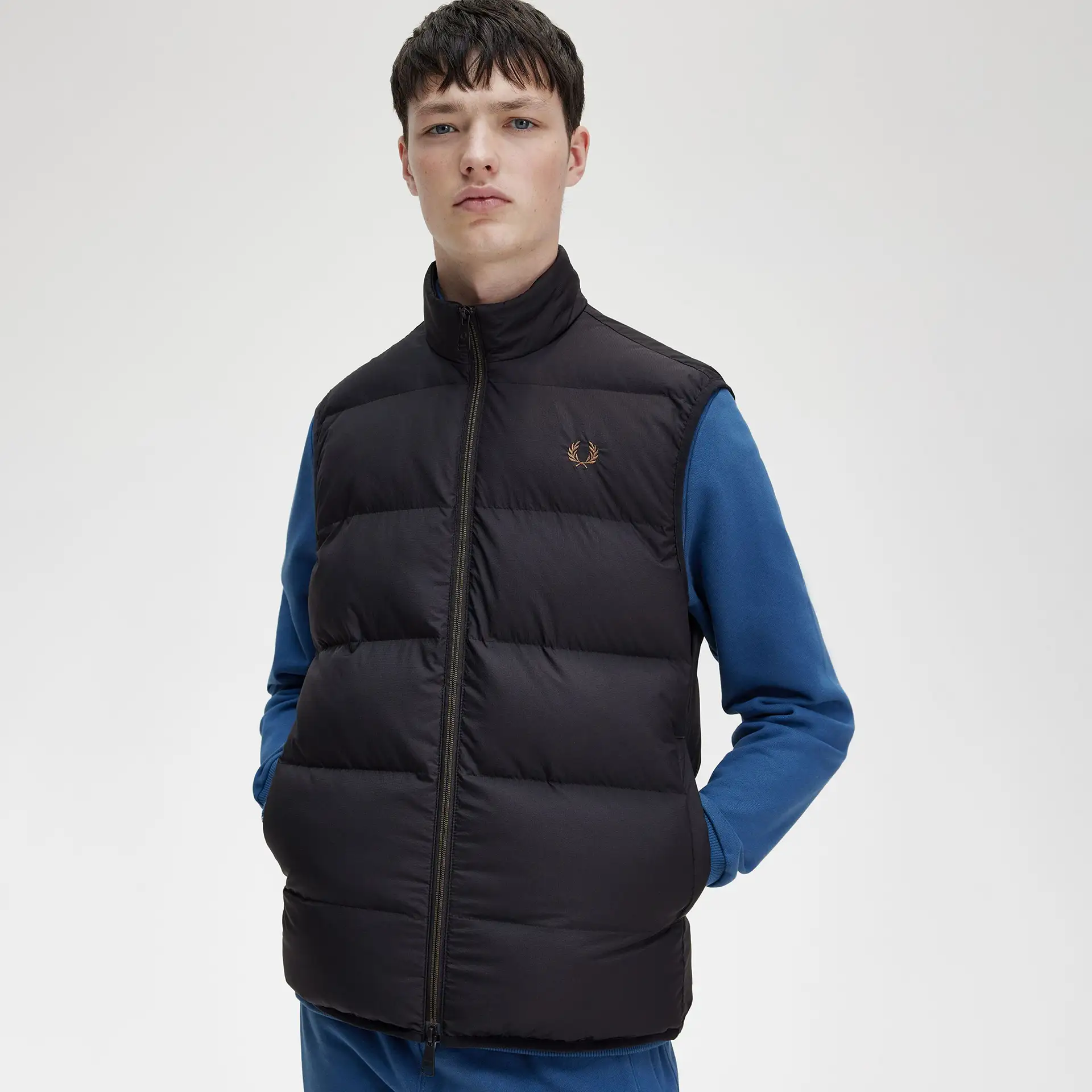 Fred Perry Insulated Gilet Black
