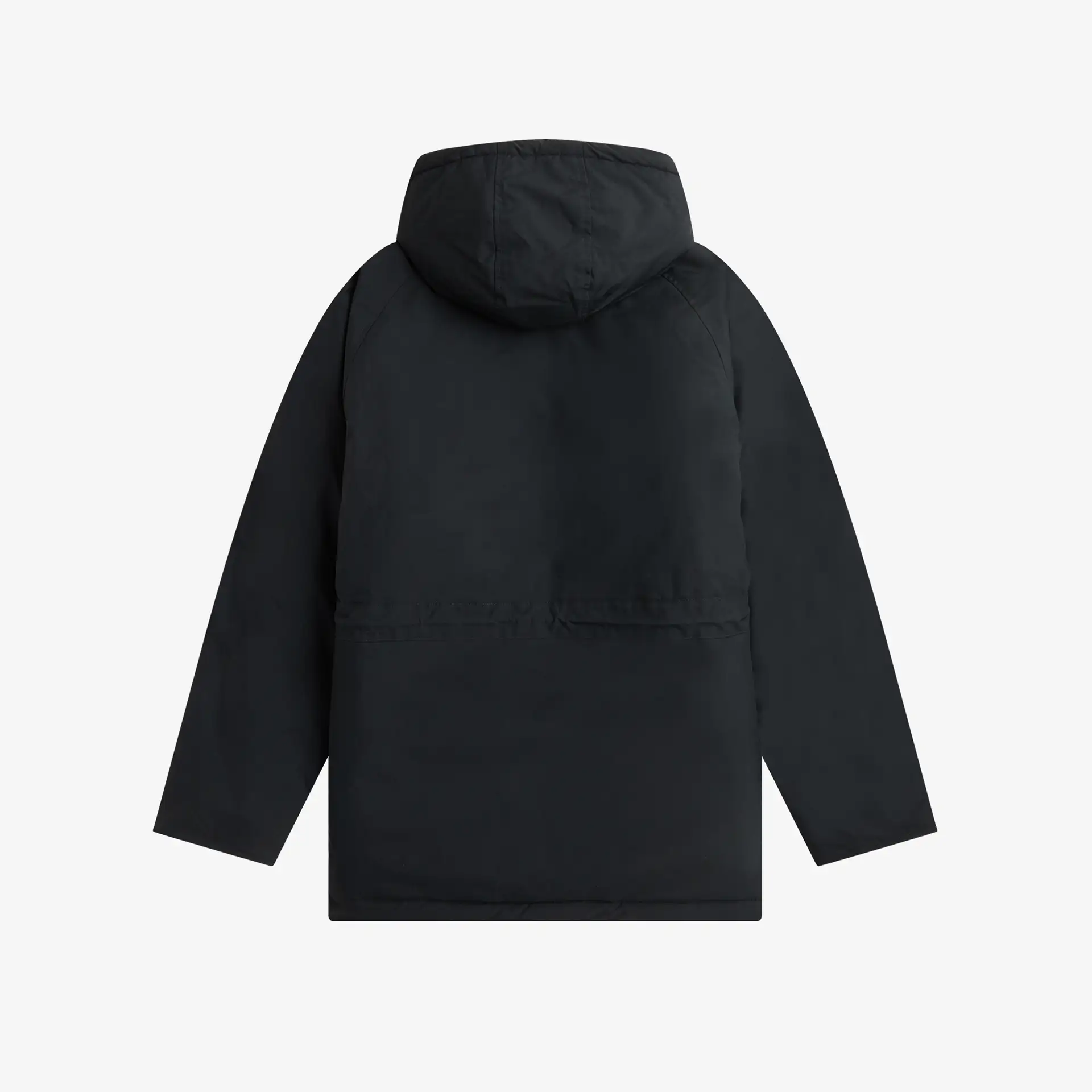 Fred Perry Padded Zip Through Jacket Black