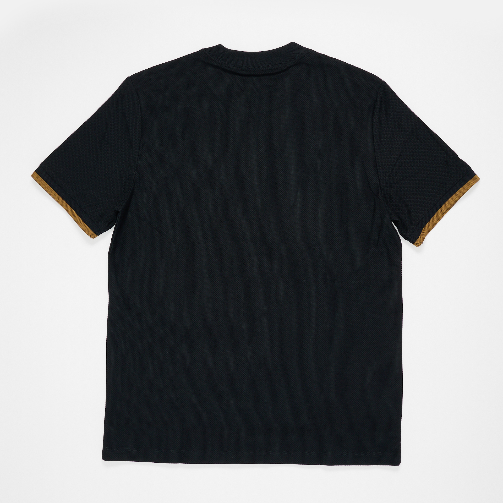 Fred Perry Tipped Cuff Pique Shirt Black