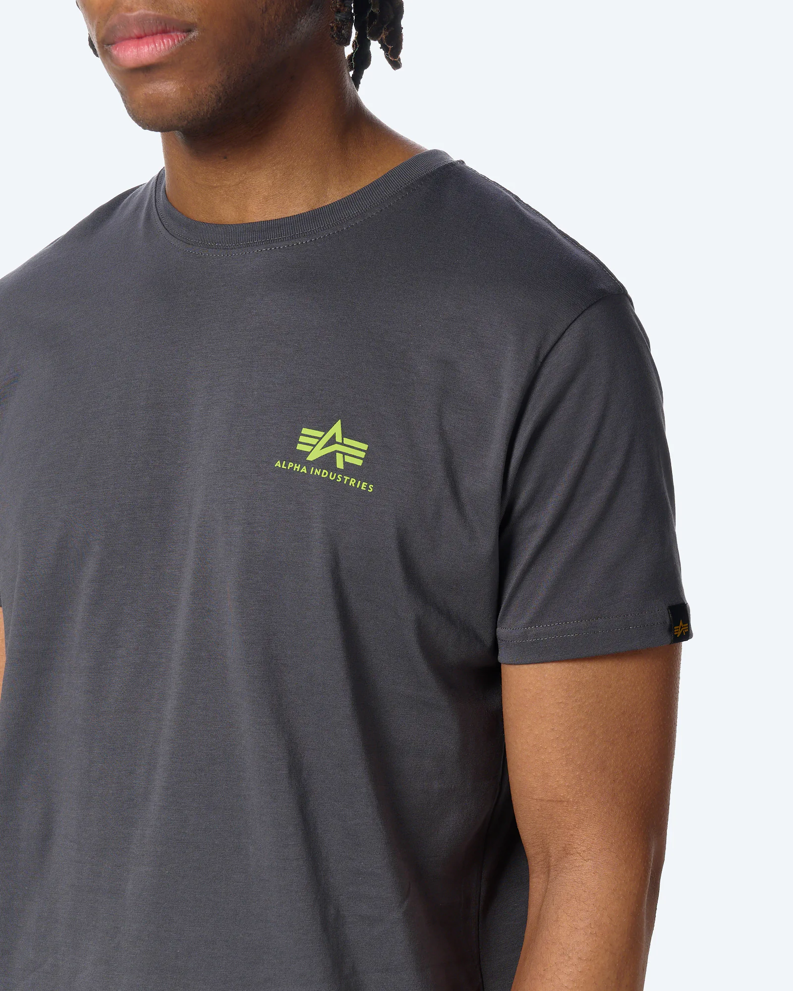 Alpha Industries Backprint T-Shirt Vintage Grey