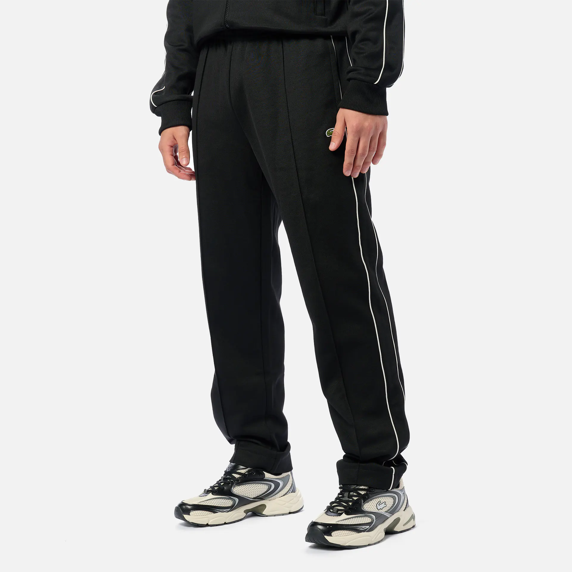Lacoste Paris Piqué Track Pant Black