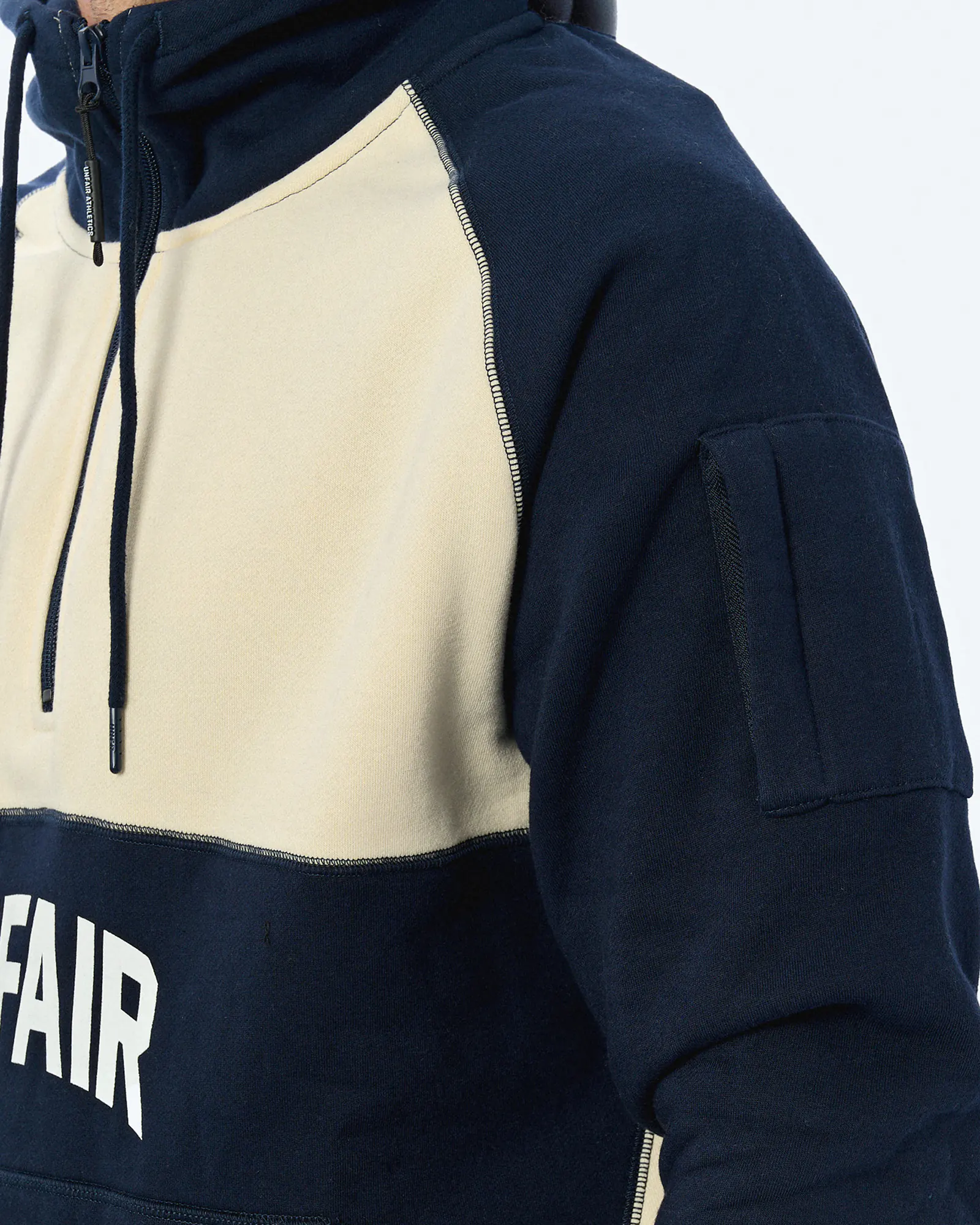 Unfair Athletics Unfair Ninja Zipper Navy/Cream Unfair Athletics Unfair Ninja Zipper Navy/Cream