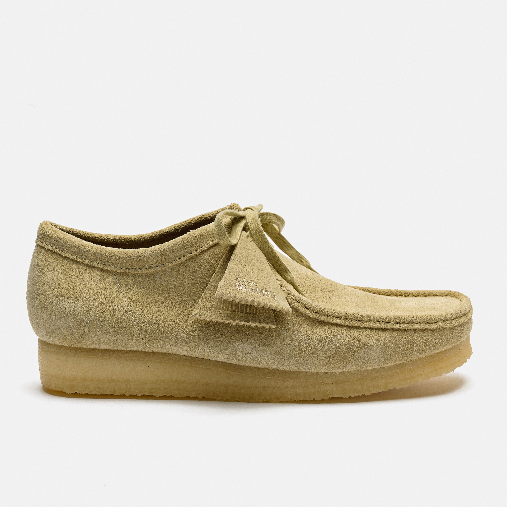 Clarks Men's Wallabee Suede Shoes Maple