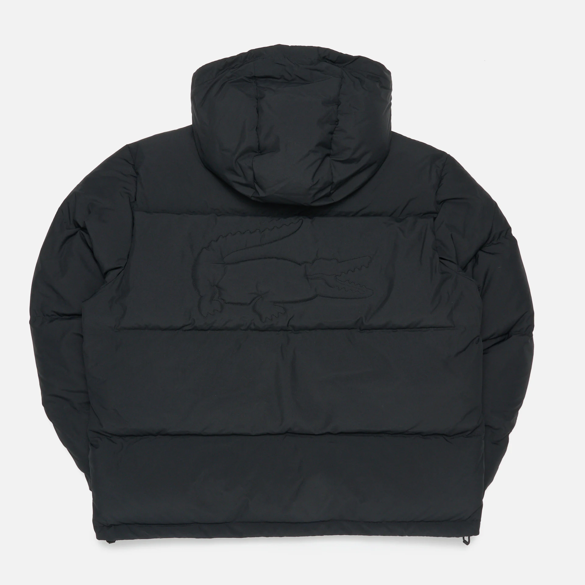 Lacoste Water Repellent Puffer Jacket Black