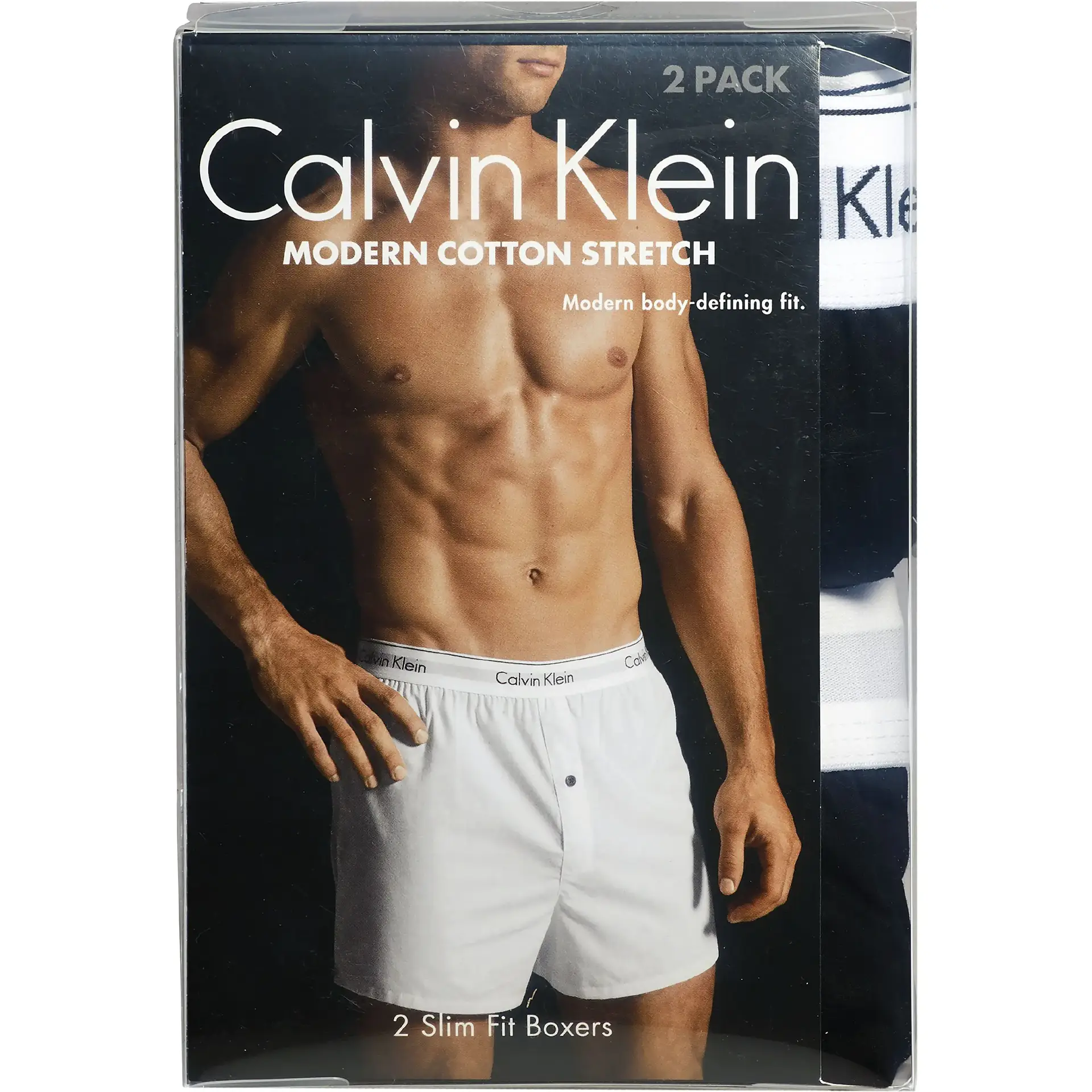 Calvin Klein 2Pack Boxer Slim Black/Black