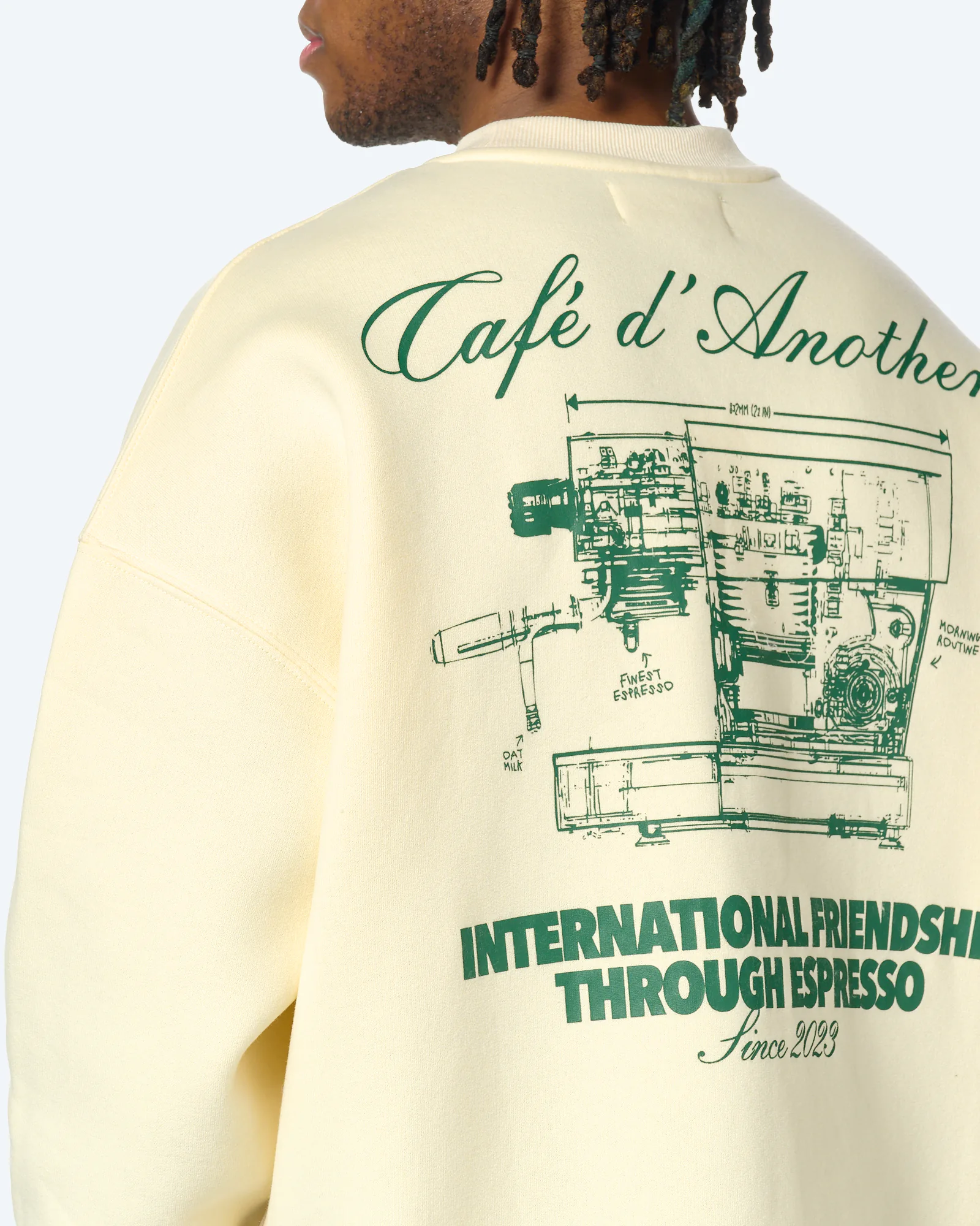 Another Cotton Café d'Another Sweatshirt White