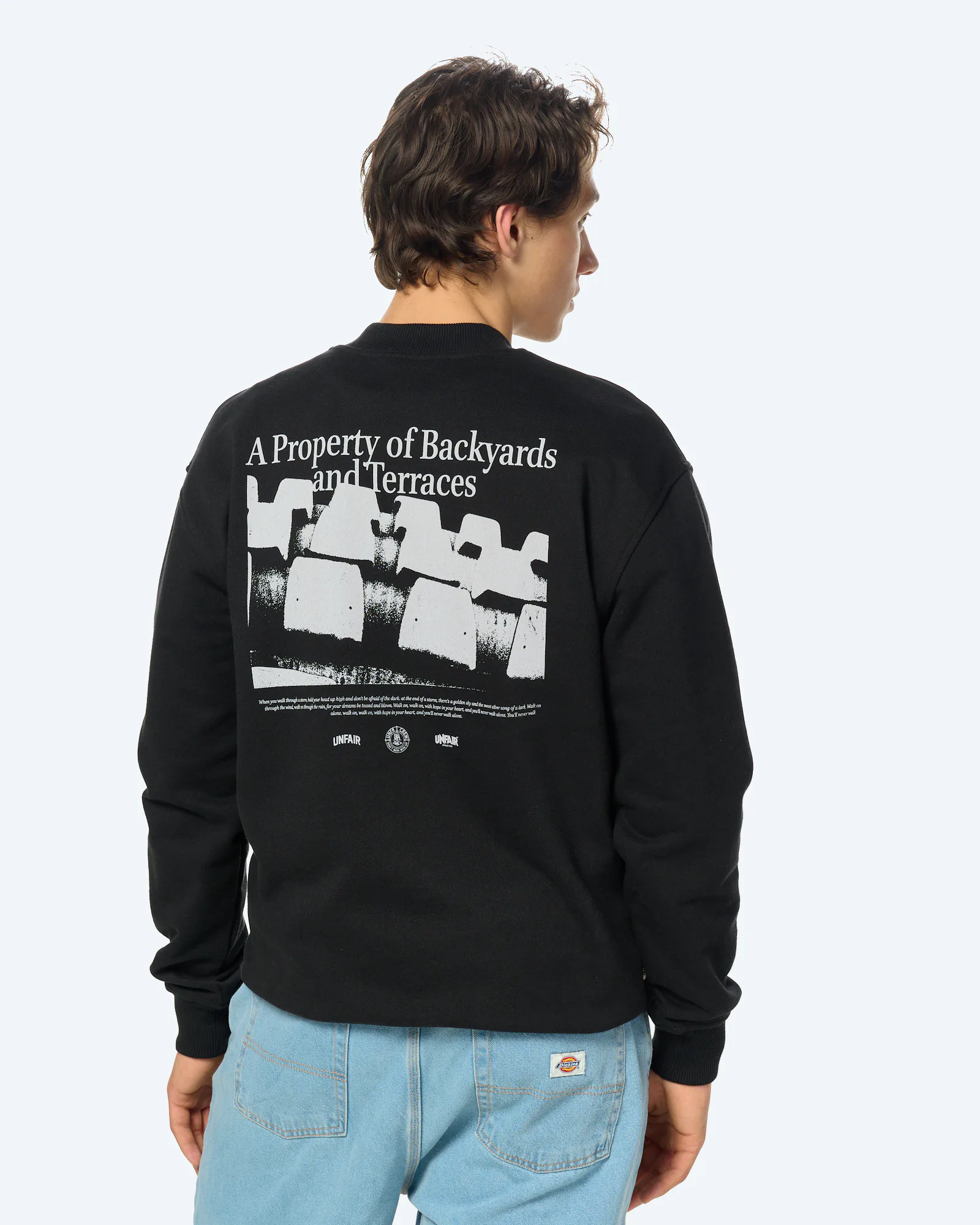 Unfair Athletics Terrace Crewneck Black