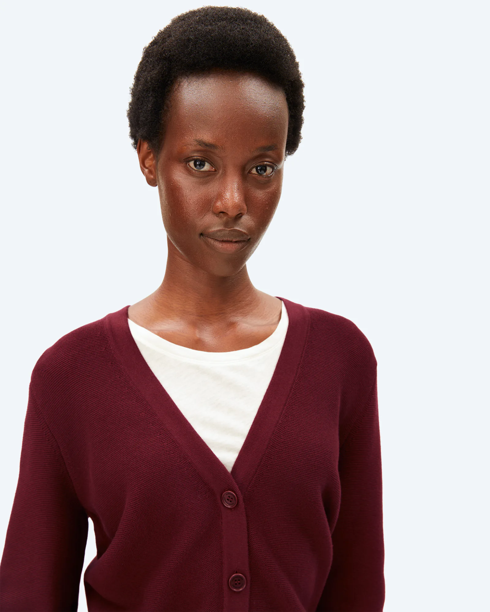 MENAAL LINKS LINKS CARDIGAN Velvet Red