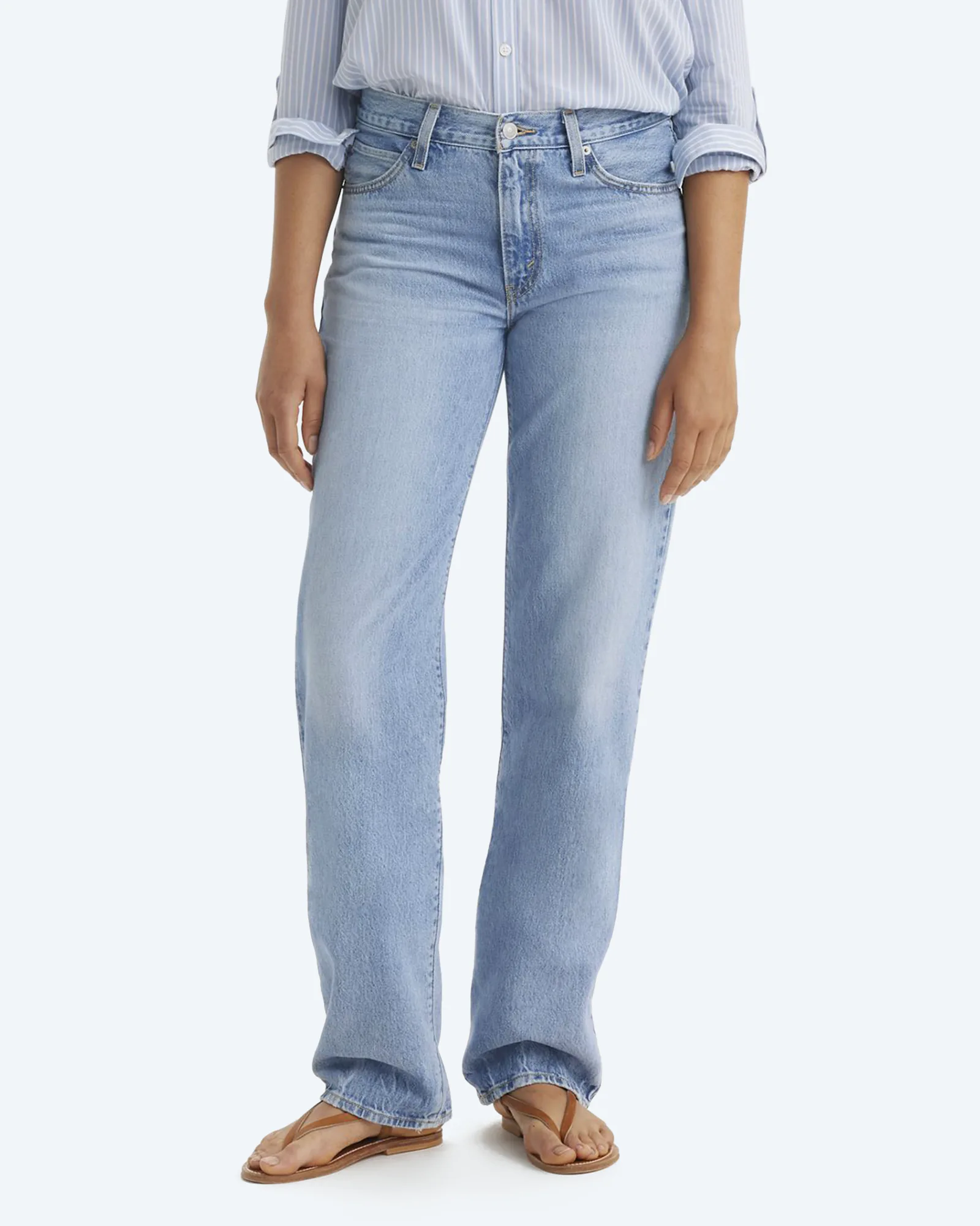 94 Baggy Med Indigo - Worn In Riveting