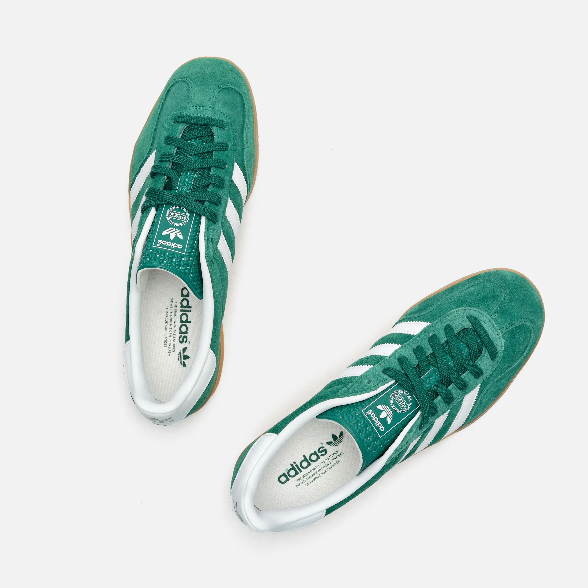 adidas Originals Gazelle Indoor Sneaker Collegiate Green/Footwear White/Gum adidas Originals Gazelle Indoor Sneaker Collegiate Green/Footwear White/Gum