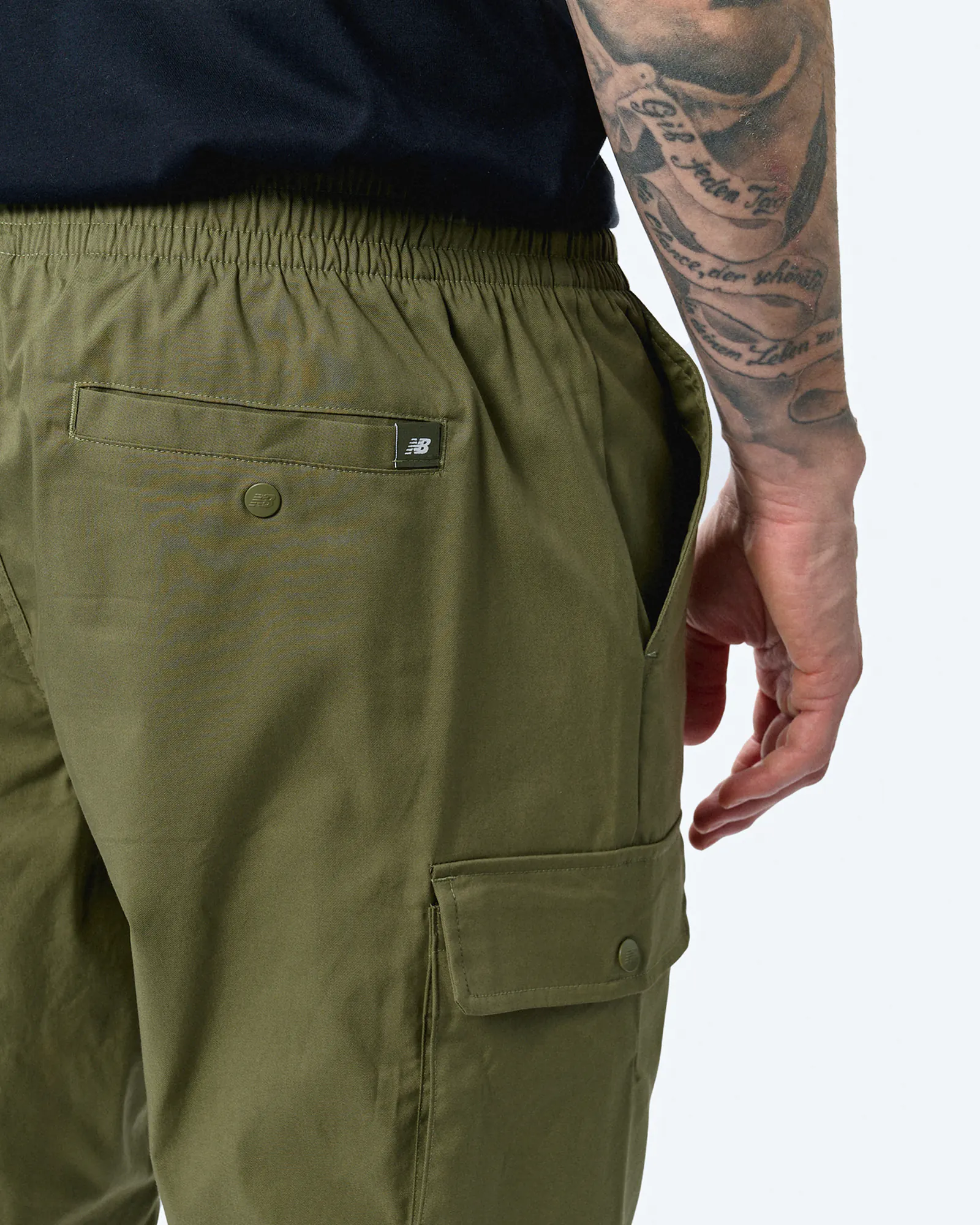 New Balance Twill Cargo Jogger Dark Olive New Balance Twill Cargo Jogger Dark Olive