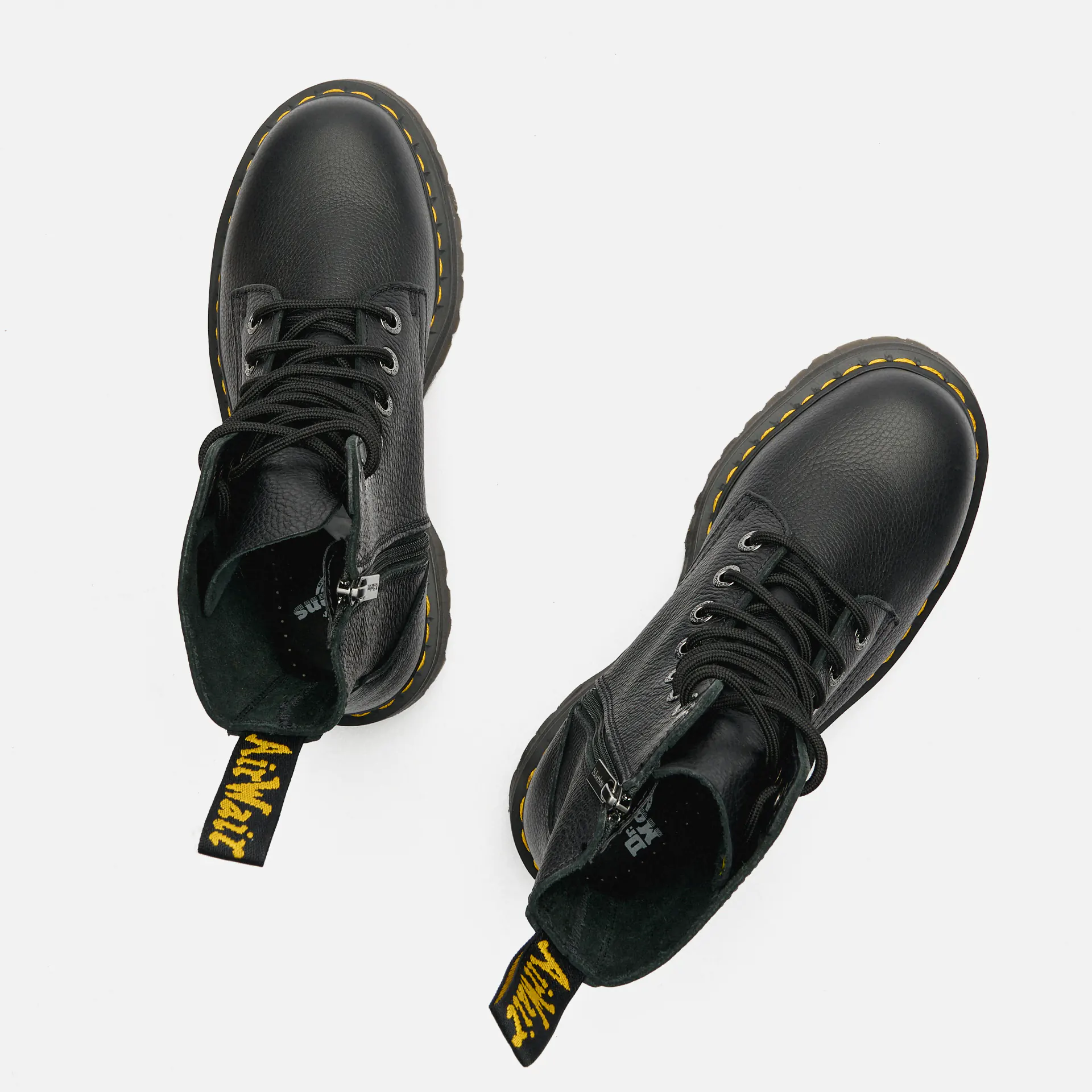 Dr. Martens Jadon III Pisa Leder Plateau Boots Black
