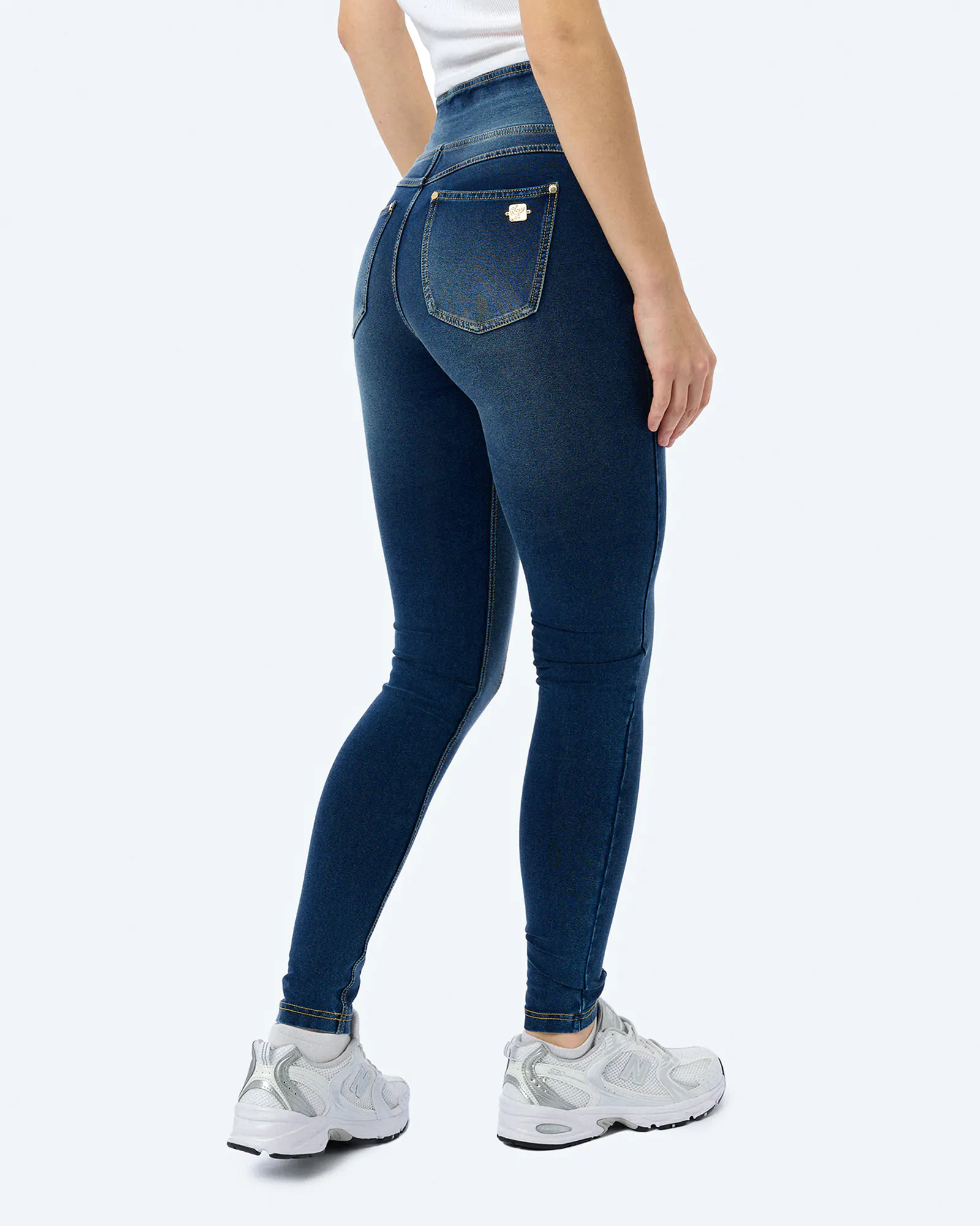 Freddy N.O.W. High Waist Jersey Pants Dark Denim Freddy N.O.W. High Waist Jersey Pants Dark Denim