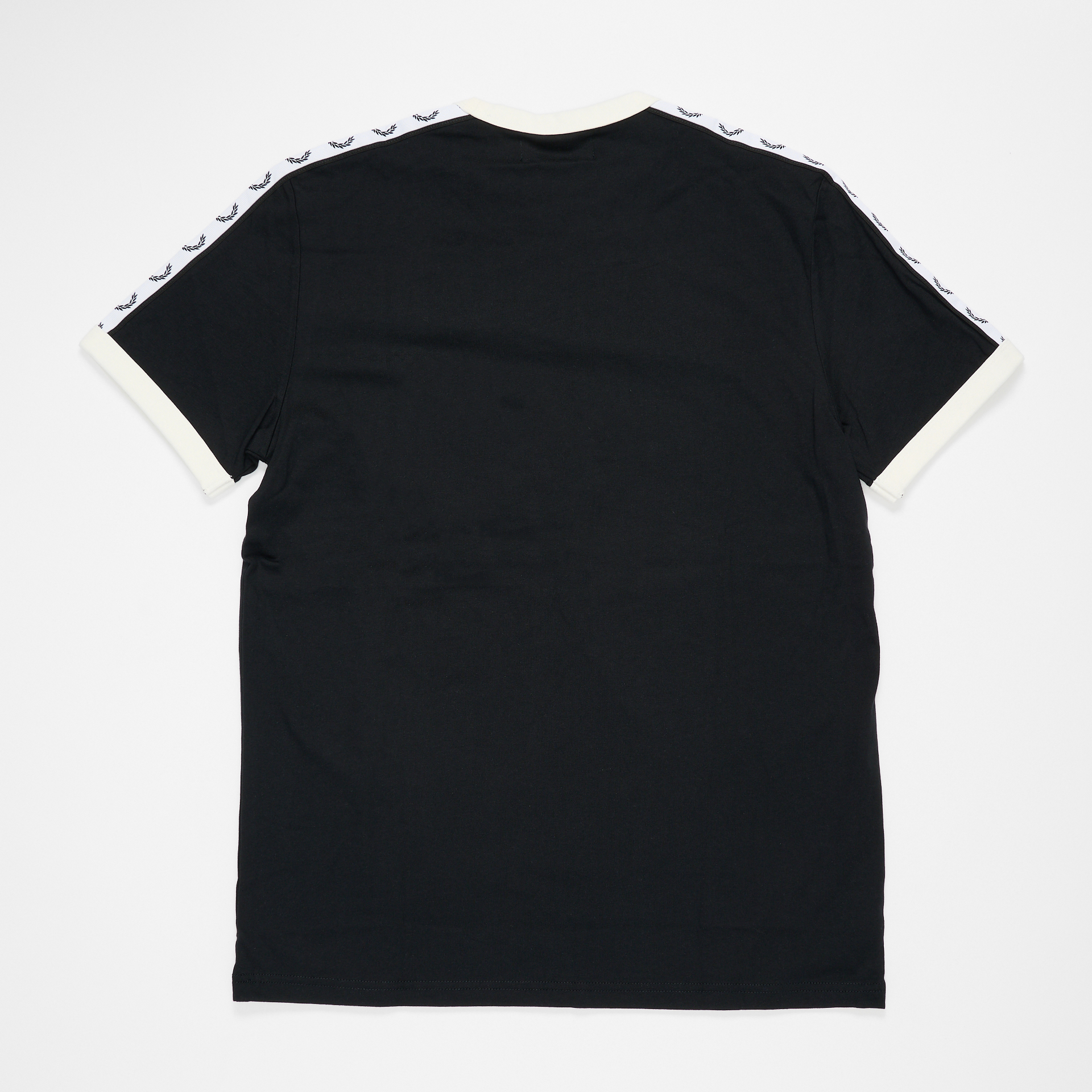 Fred Perry Taped Ringer T-Shirt Black