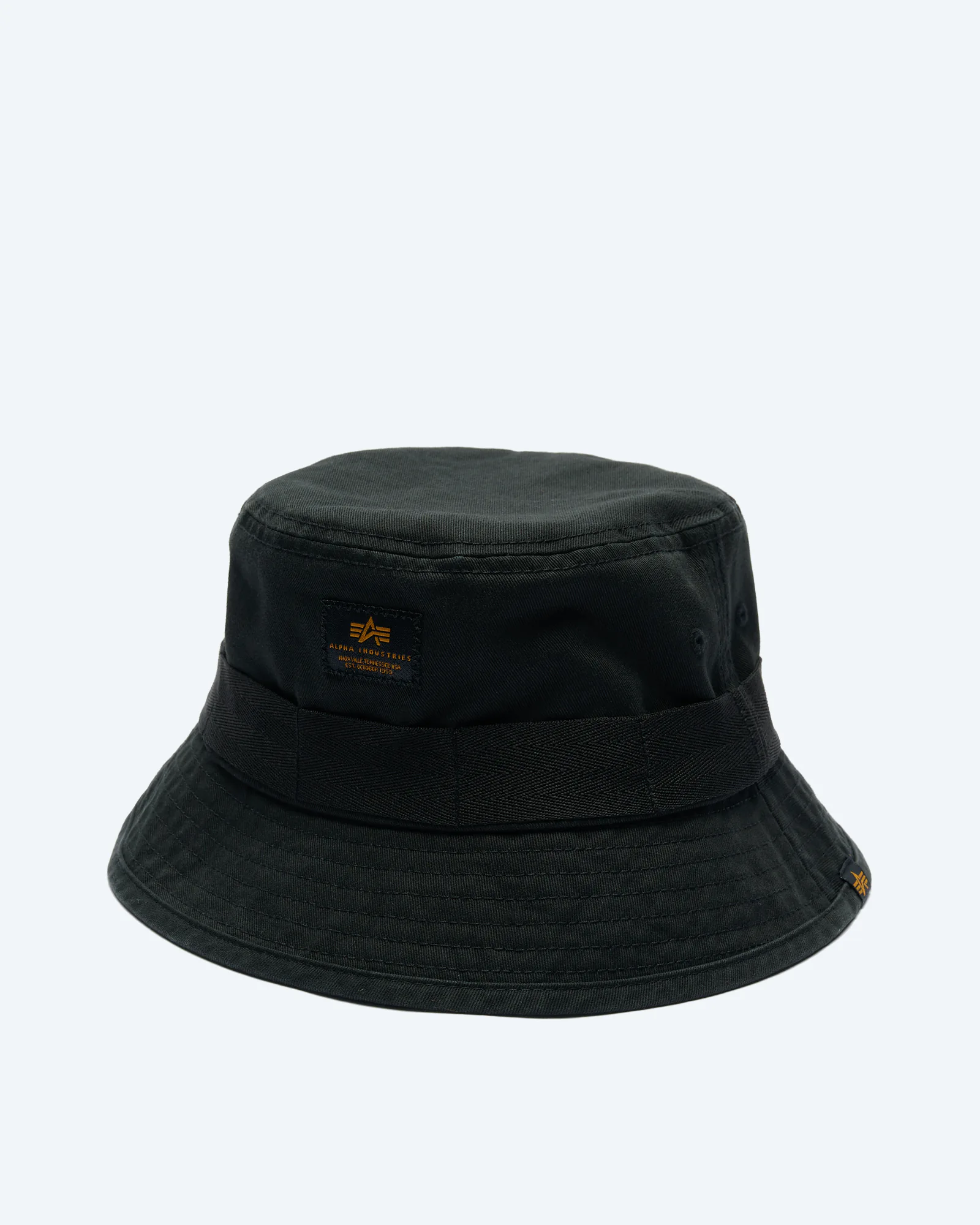 Alpha Industries Washed Out Bucket Hat Black