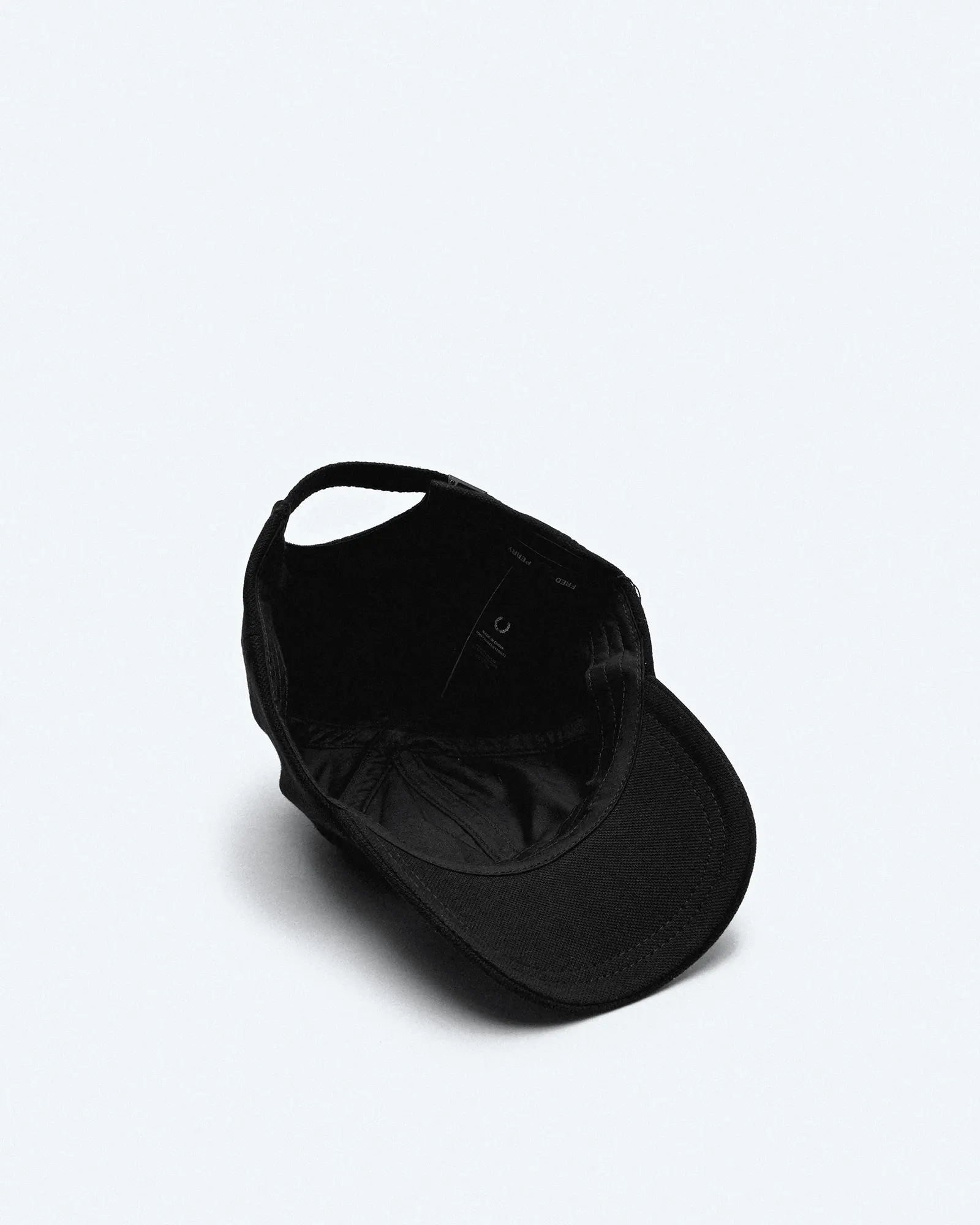 Fred Perry Pique Classic Cap Black/Shaded Stone