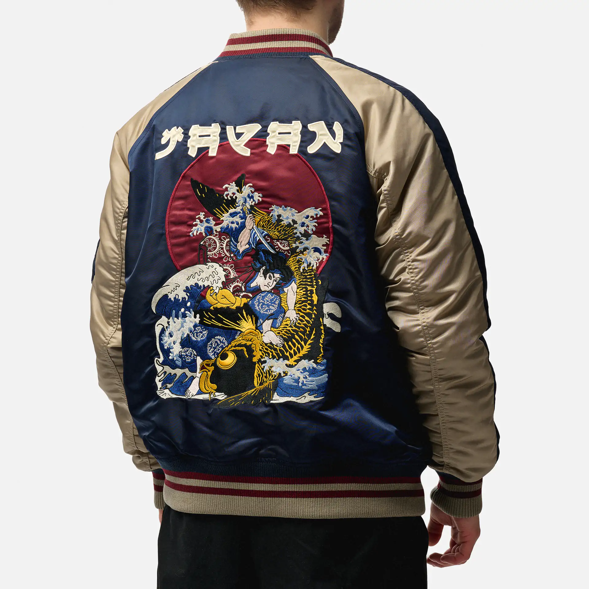 Alpha Industries Japan Warrior Souvenir Jacket Blue