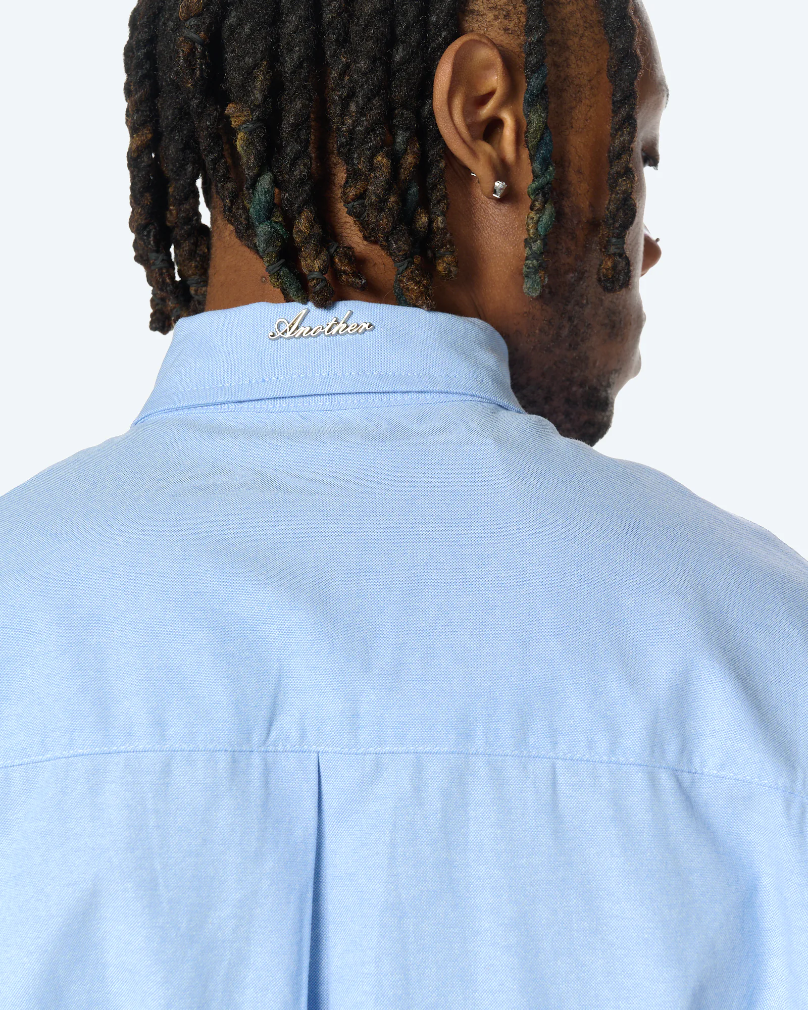 Another Cotton Everyday Short Sleeve Shirt Blue