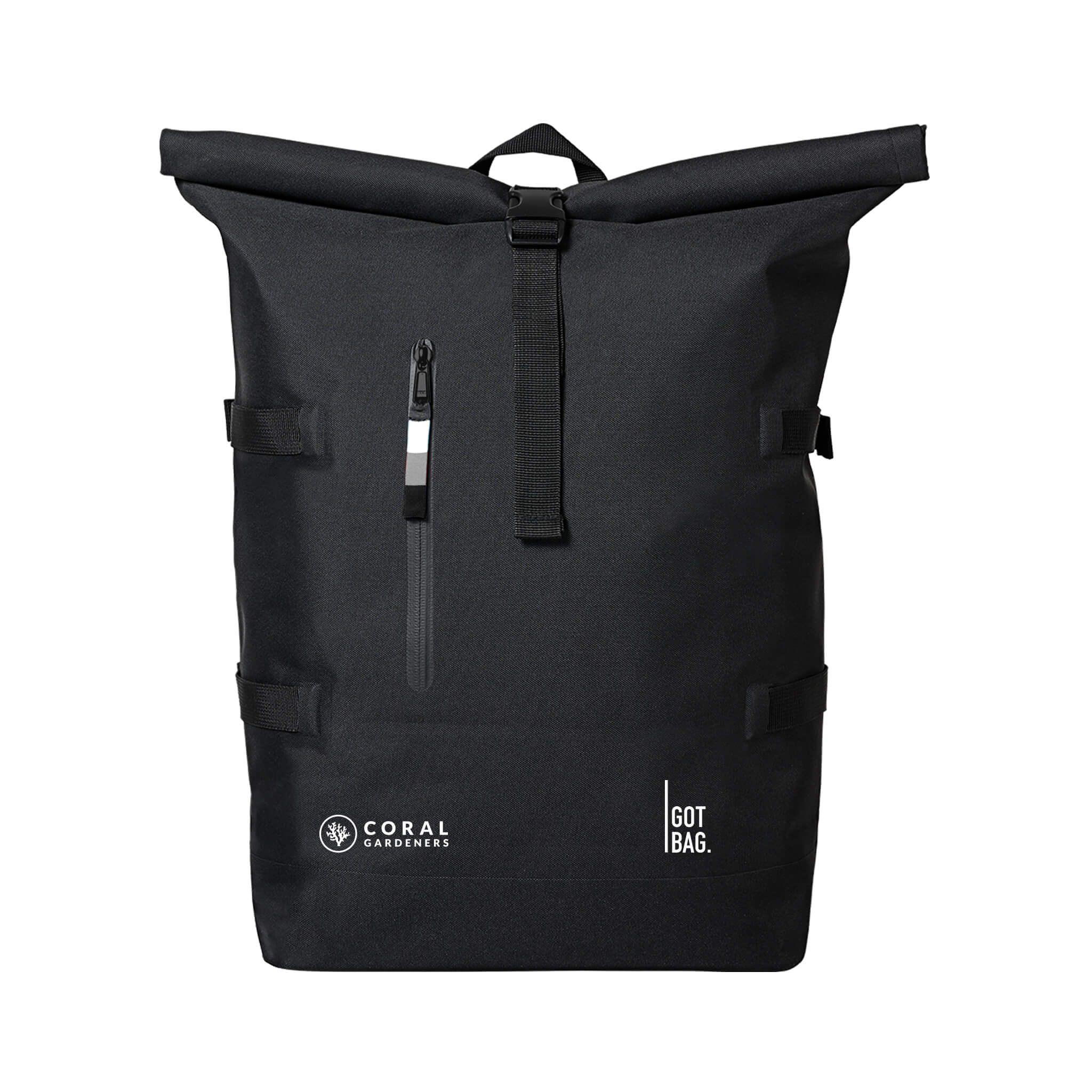 Got Bag Rolltop Coral Gardeners Black