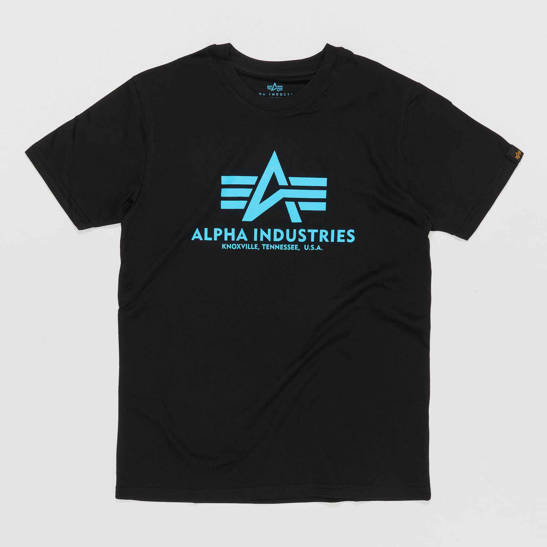 Alpha Industries Basic T-Shirt Black/Blue