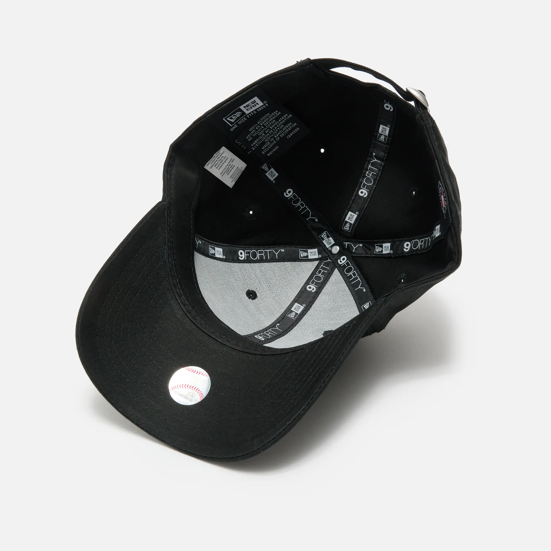 New Era MLB NY Yankees League Essential 9Forty Strapback Cap Black/MLC